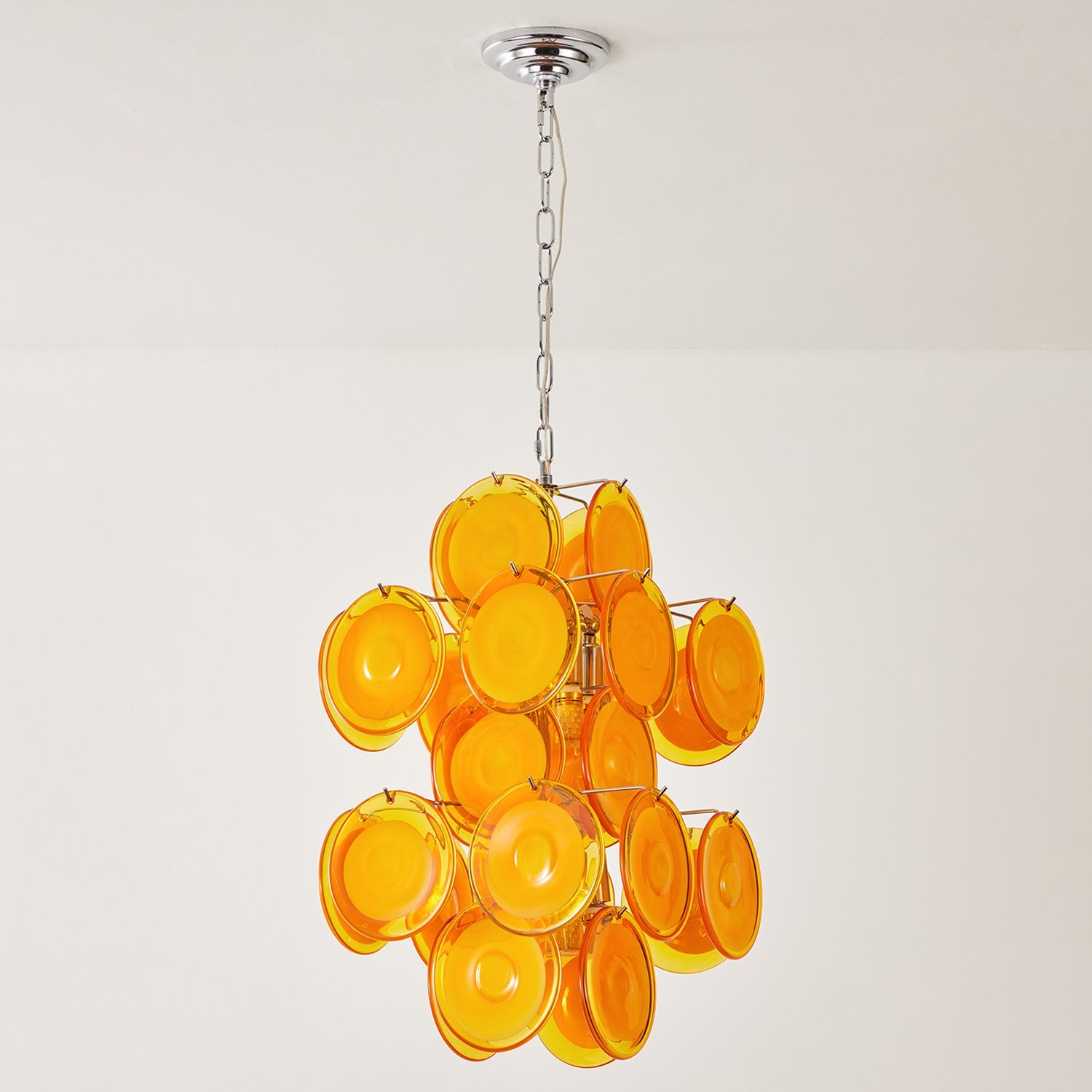 Luniva Pendant Lamp Rosy Glass Clusters - Letslighting