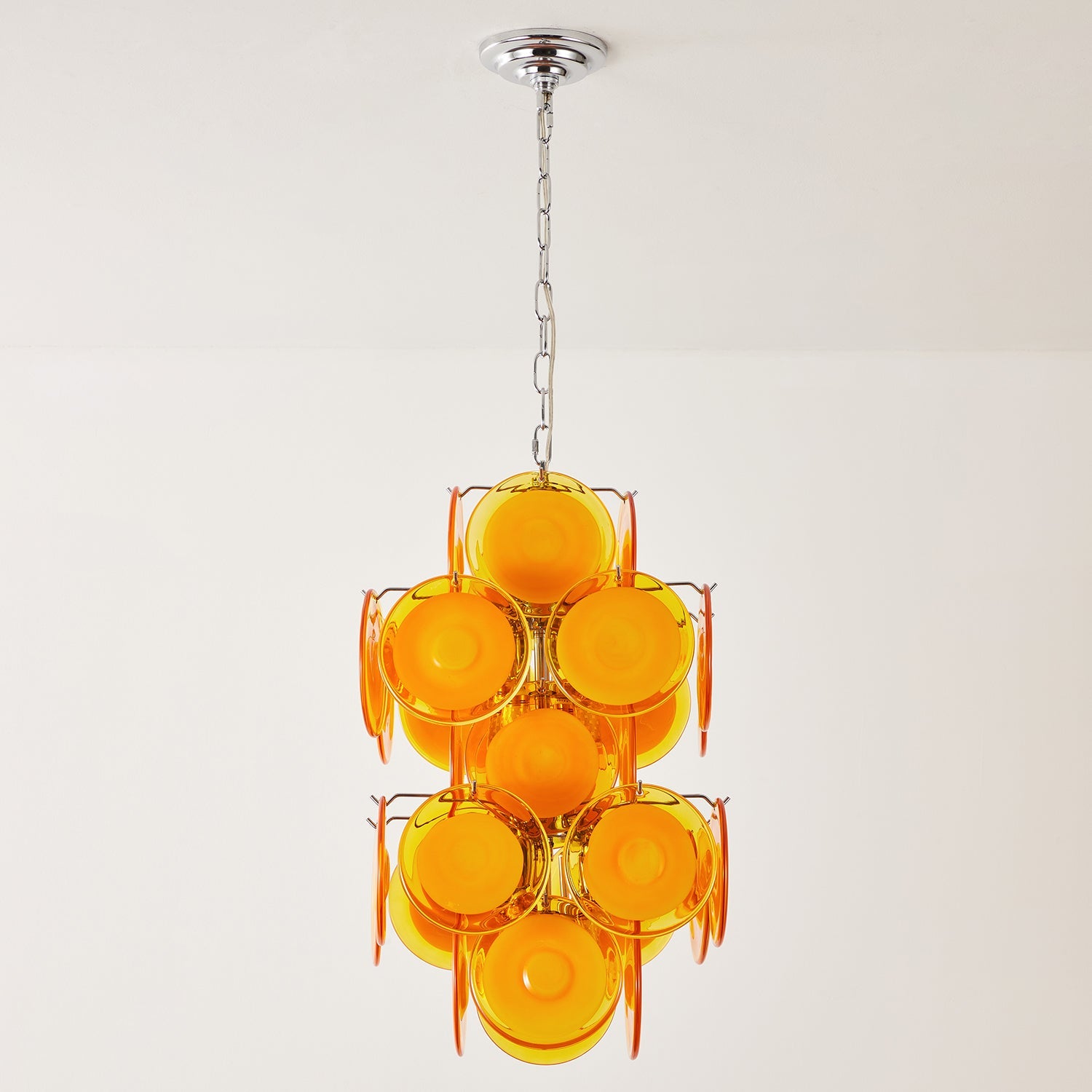 Luniva Pendant Lamp Rosy Glass Clusters - Letslighting
