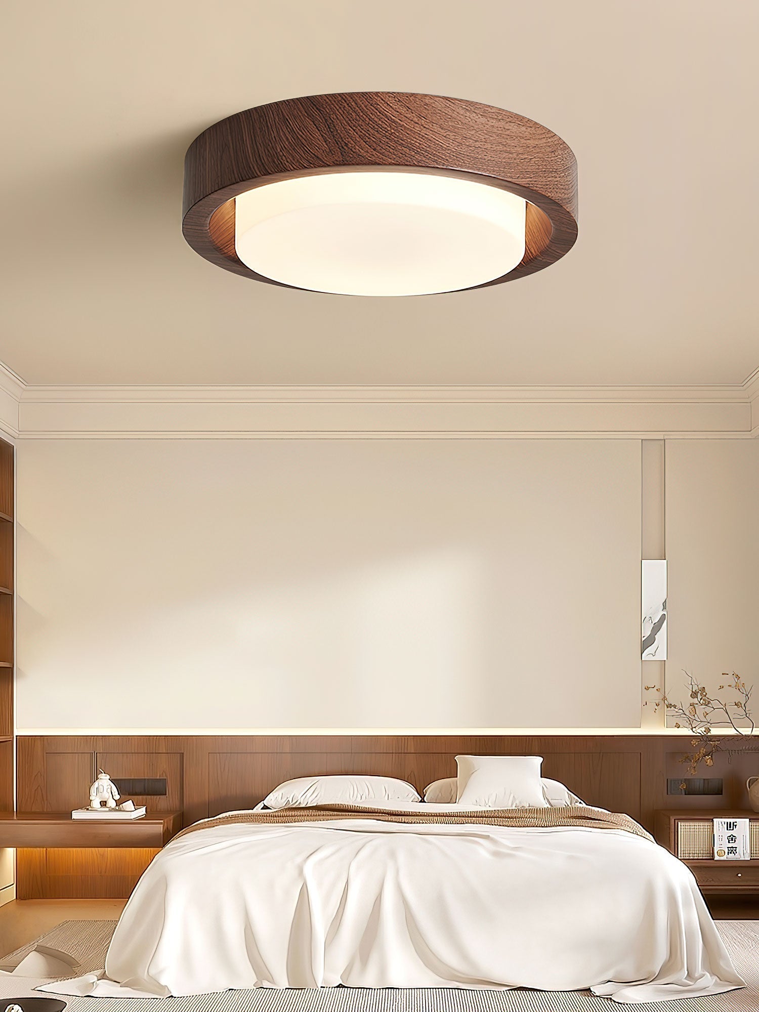 Daniel Minimalist Wood Ceiling Light - Letslighting