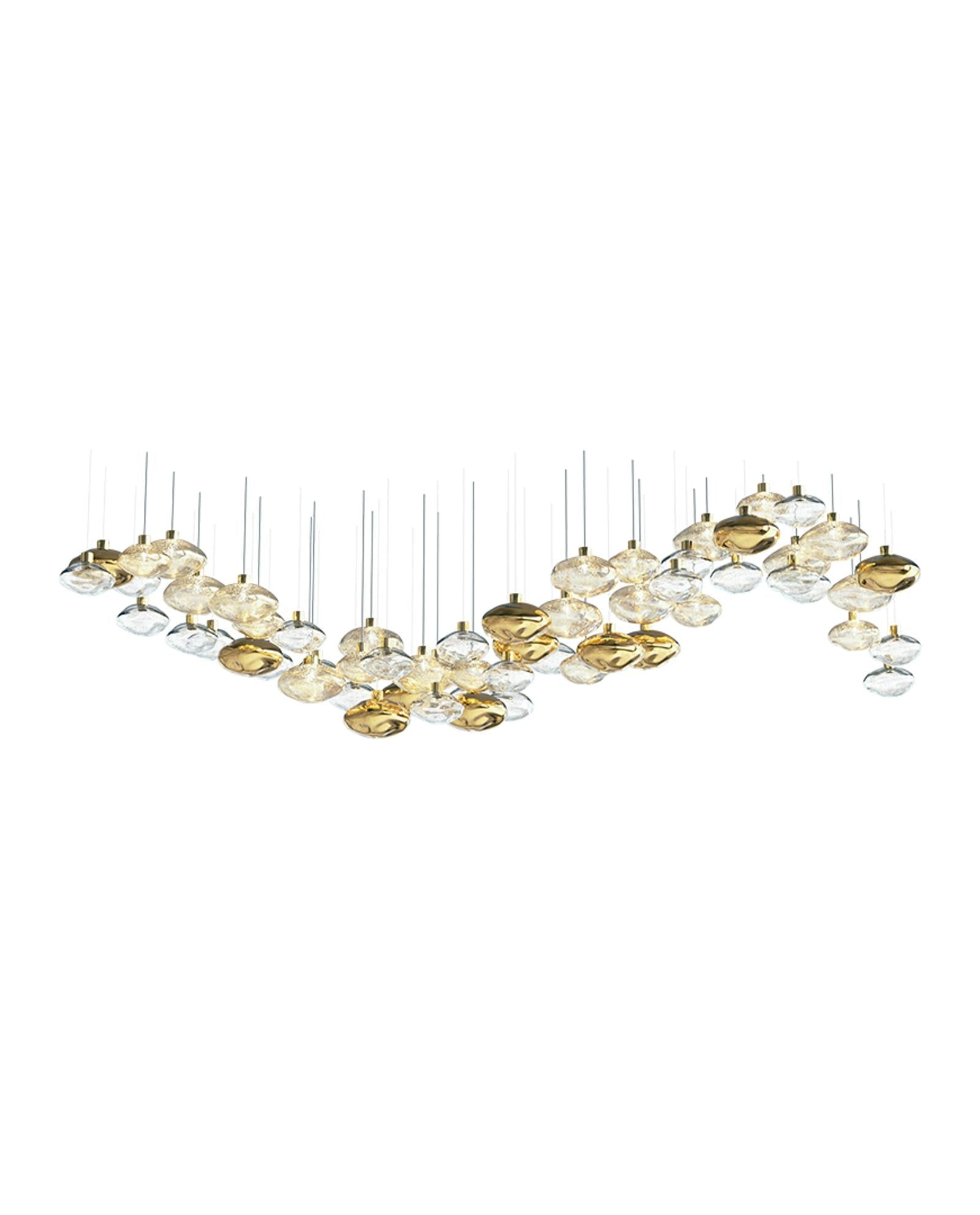Elmarel Flowing Crystal Chandelier Stair Case - Letslighting