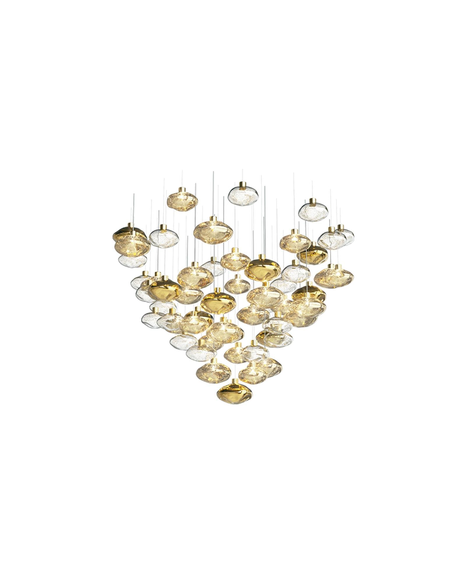 Elmarel Flowing Crystal Chandelier Stair Case - Letslighting