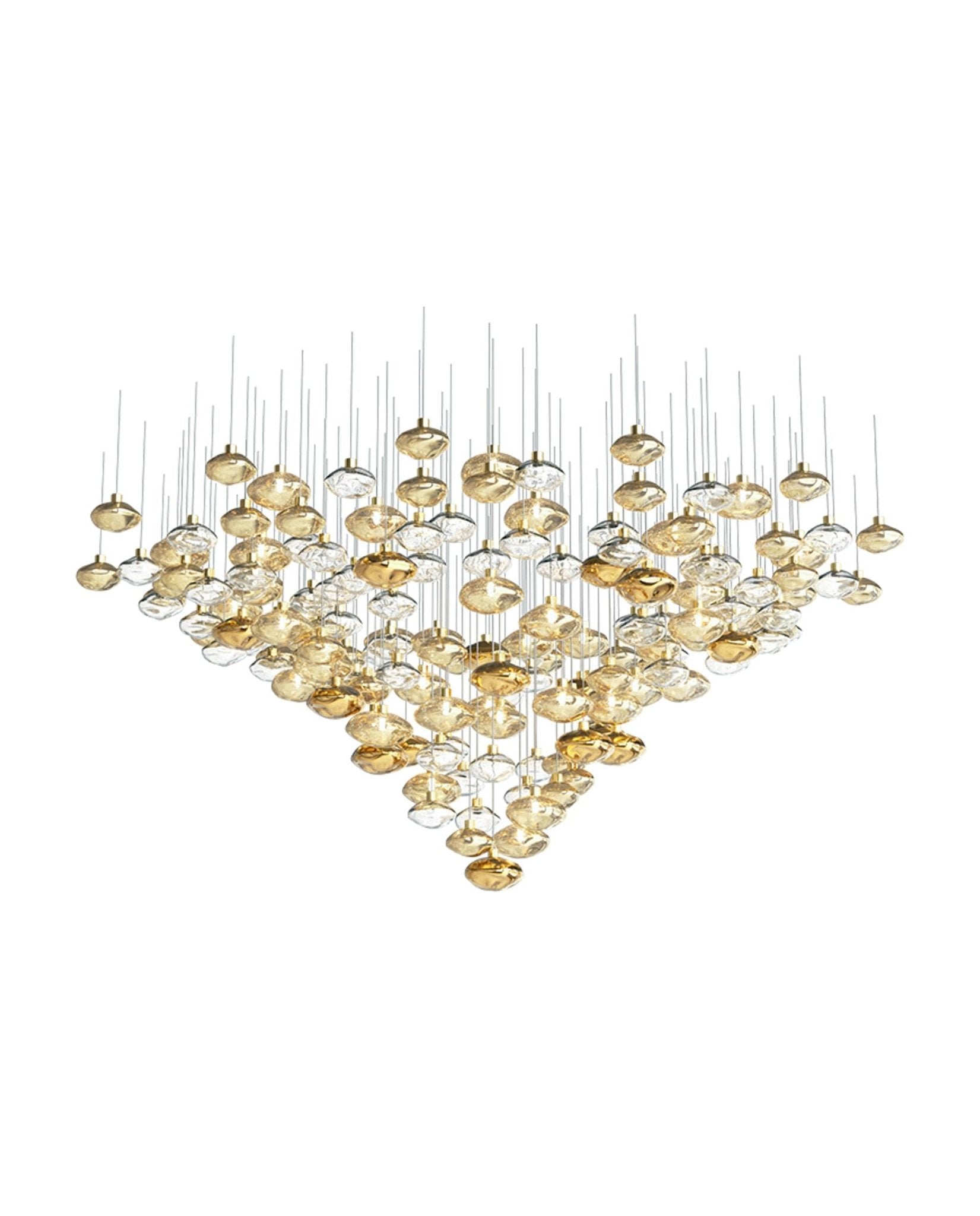 Elmarel Flowing Crystal Chandelier Stair Case - Letslighting