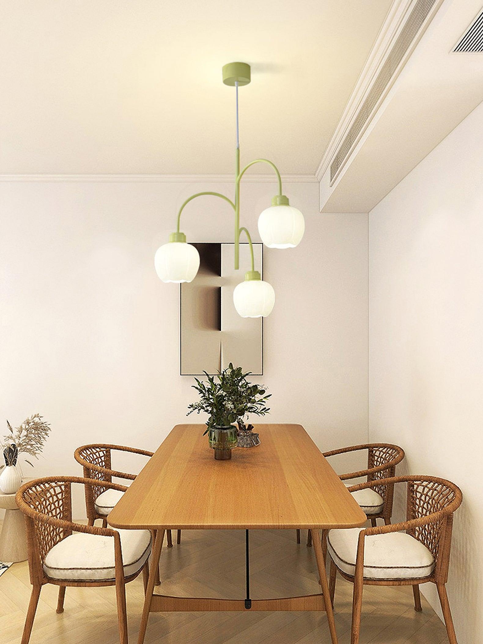 Aurora Chandelier Flower Petal Modern - Letslighting