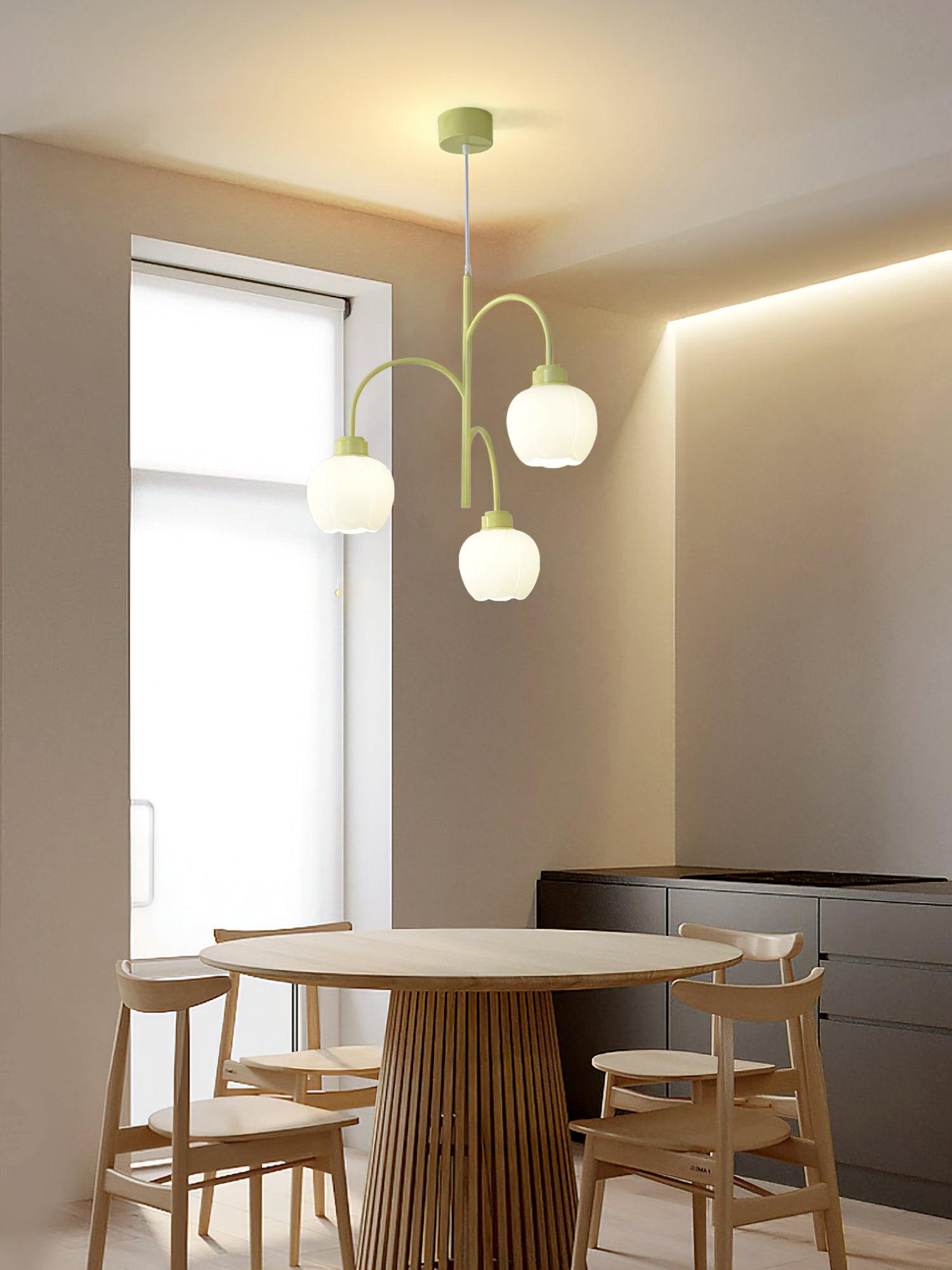 Aurora Chandelier Flower Petal Modern - Letslighting