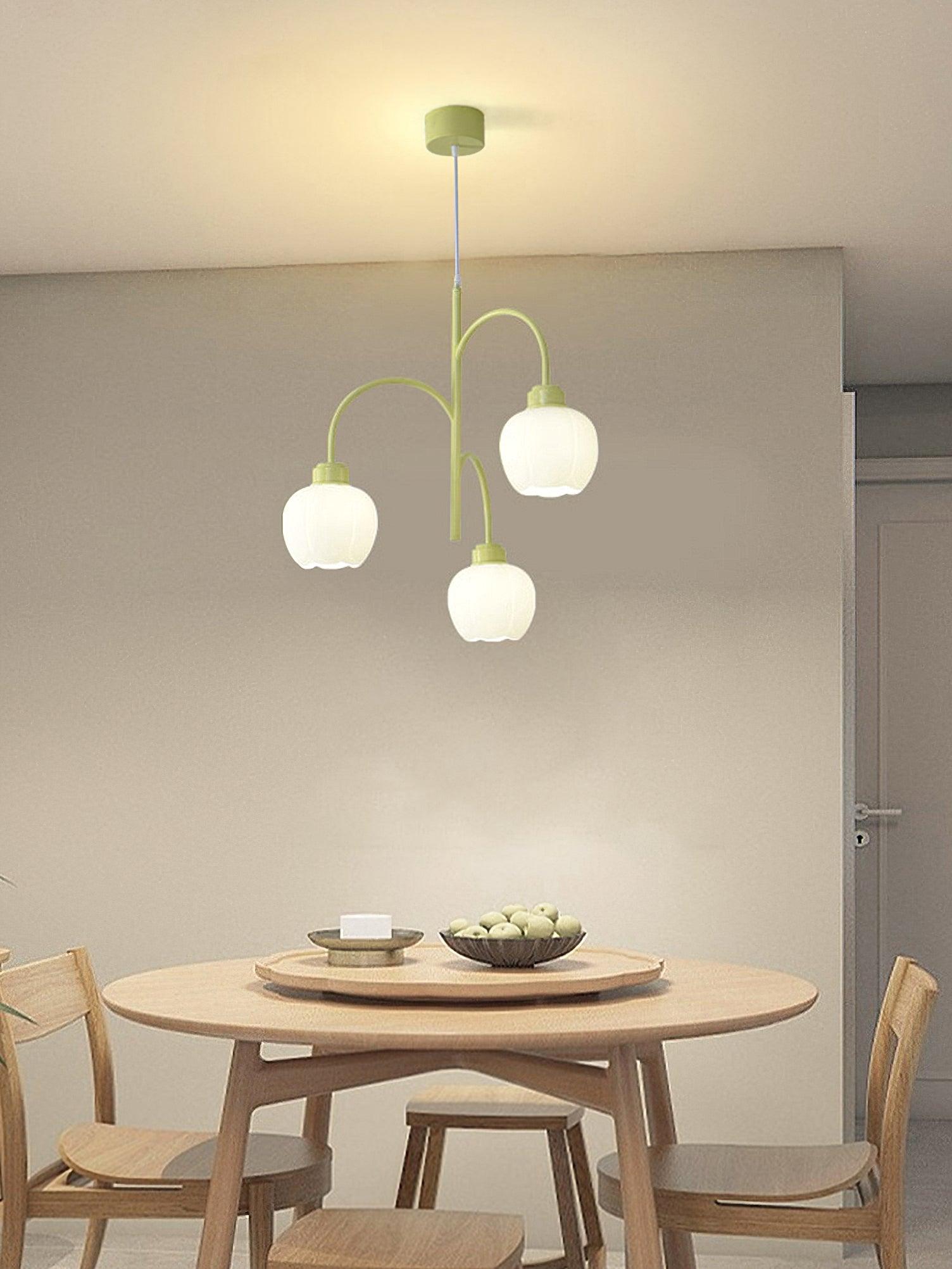 Aurora Chandelier Flower Petal Modern - Letslighting