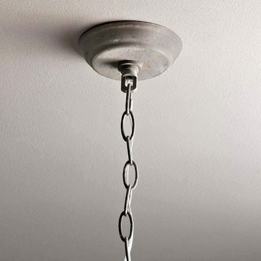 Lustra Chandelier Retro Cage Grey Candle - Letslighting