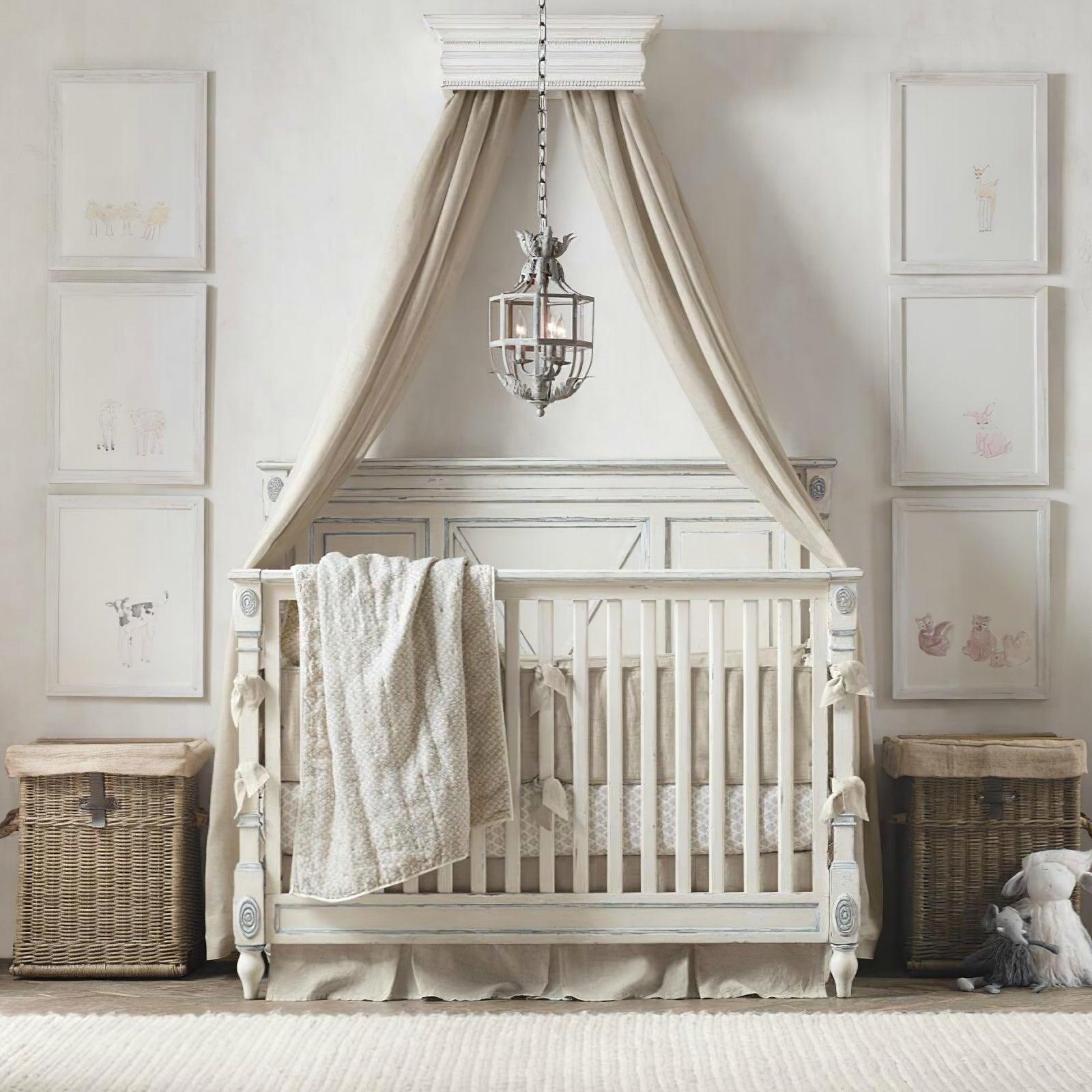 Lustra Chandelier Retro Cage Grey Candle - Letslighting