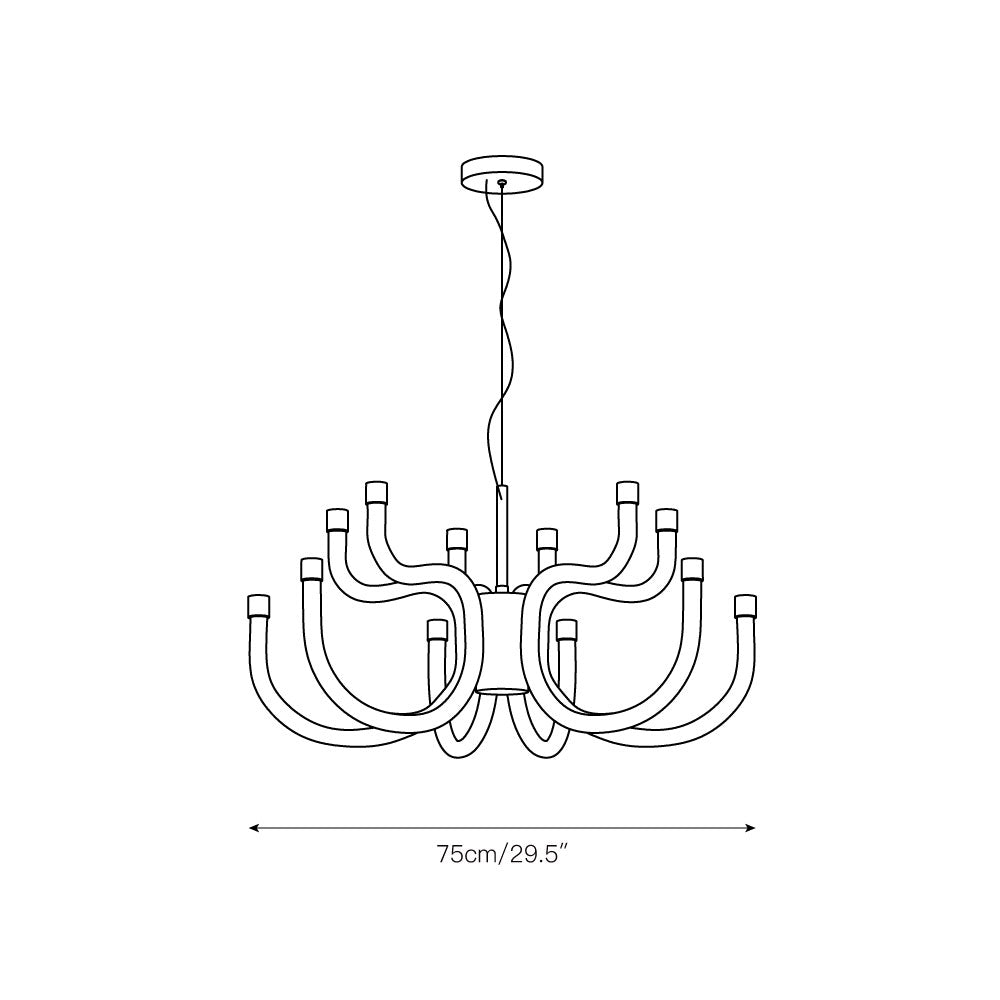 Myvenara Individual Creativity Brass Chandelier - Letslighting