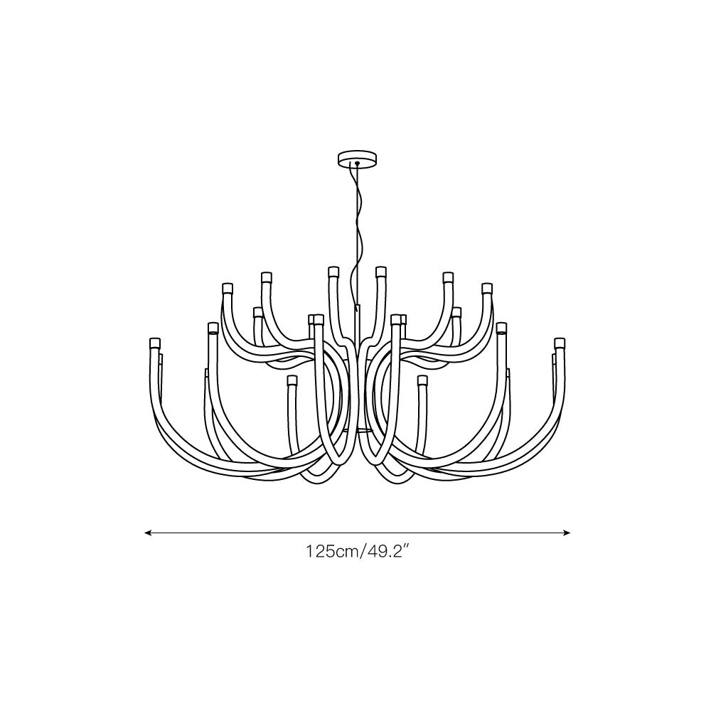 Myvenara Individual Creativity Brass Chandelier - Letslighting