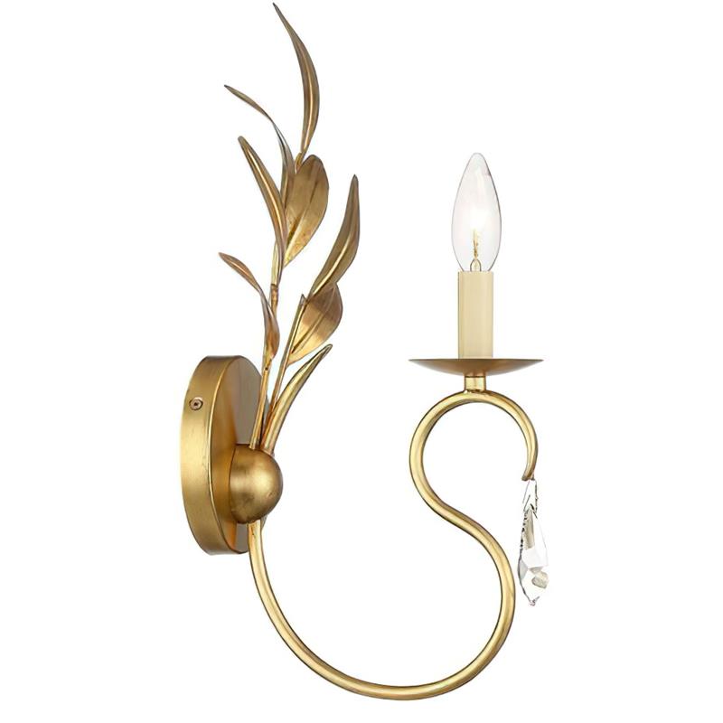Zerinos Individual Creativity Brass Crystal Sconces Wall Lamp - Letslighting