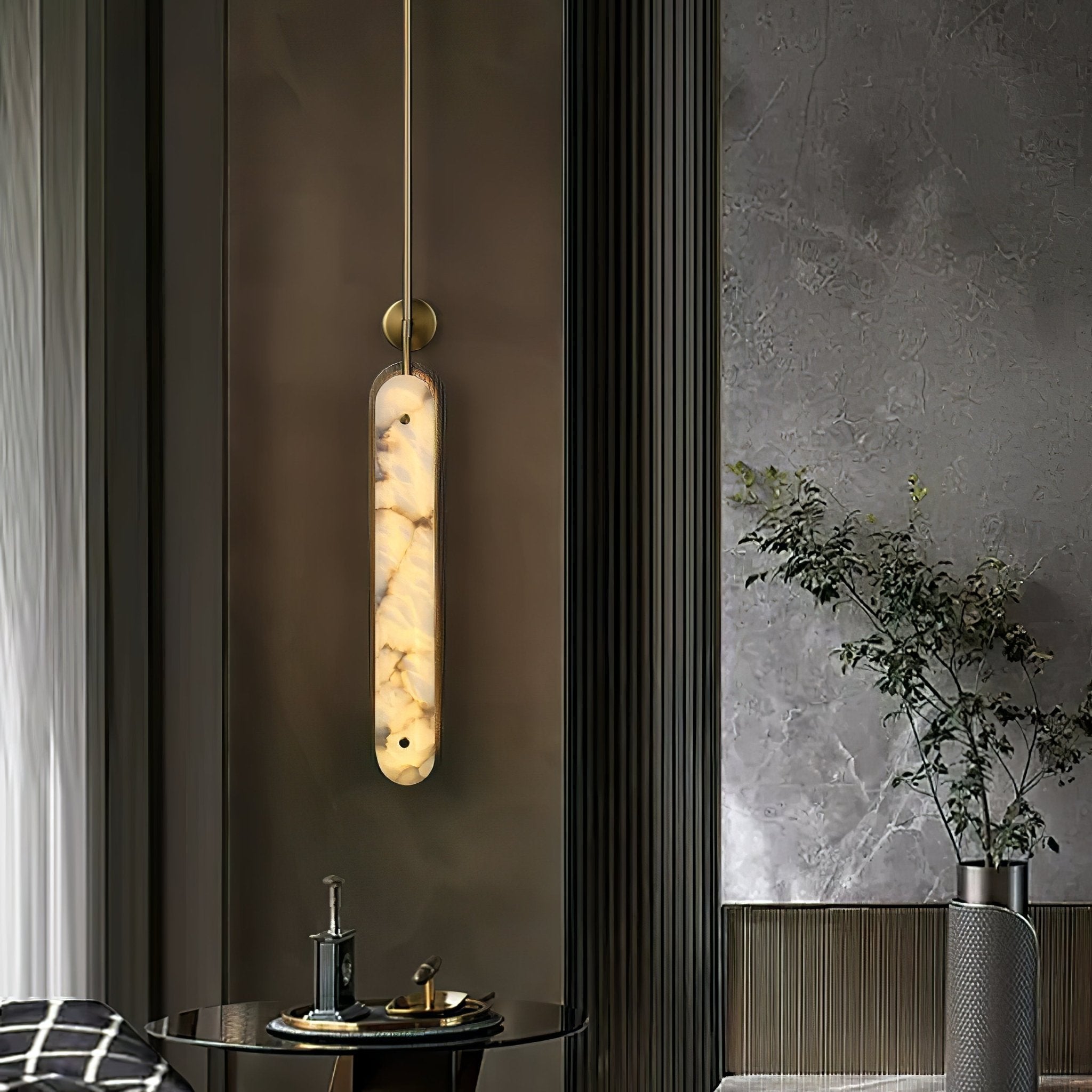 Lysandra Modern Alabaster Wall Light