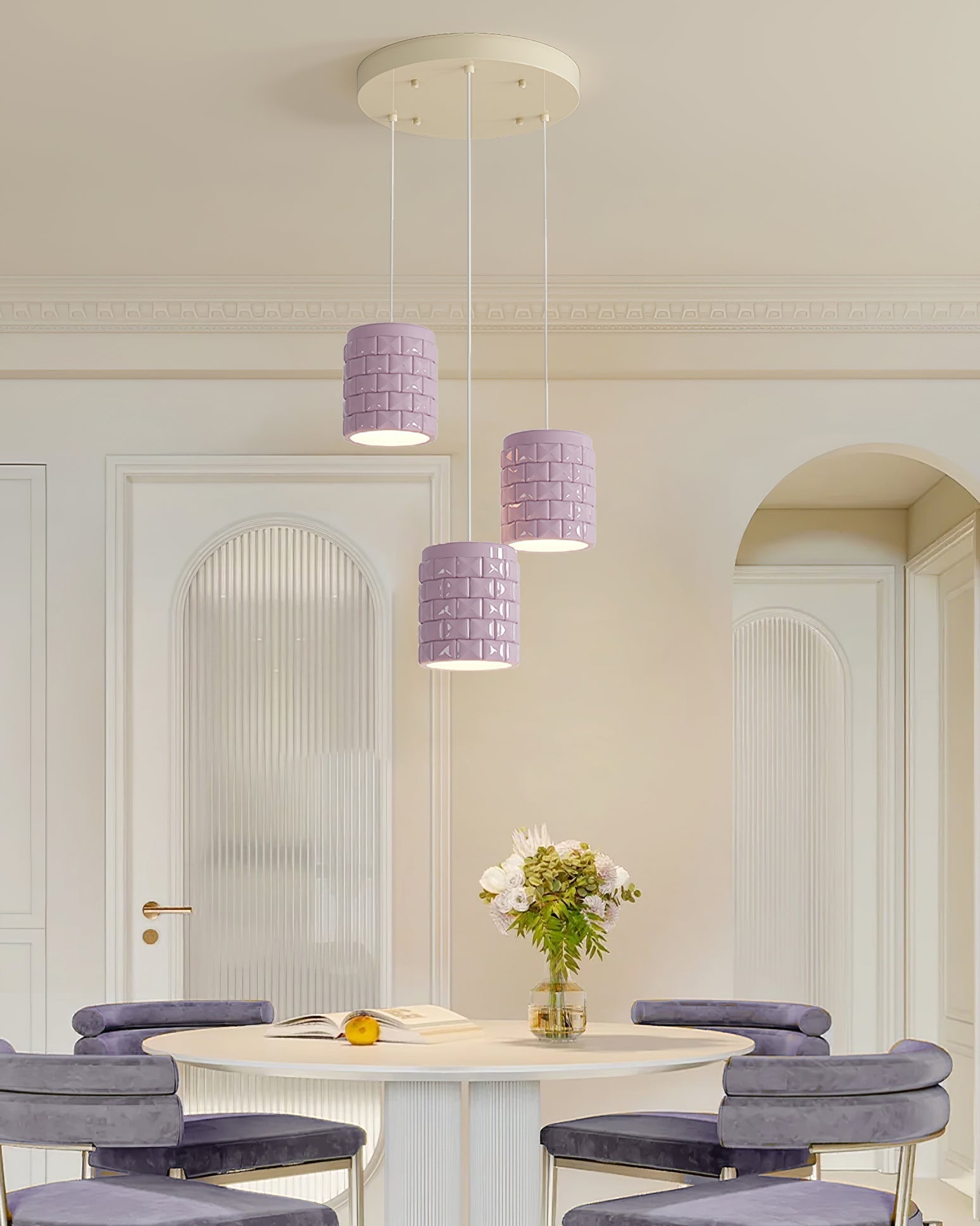 Vadoror Modern Minimalist Girl Resin Pendant Lamp - Letslighting
