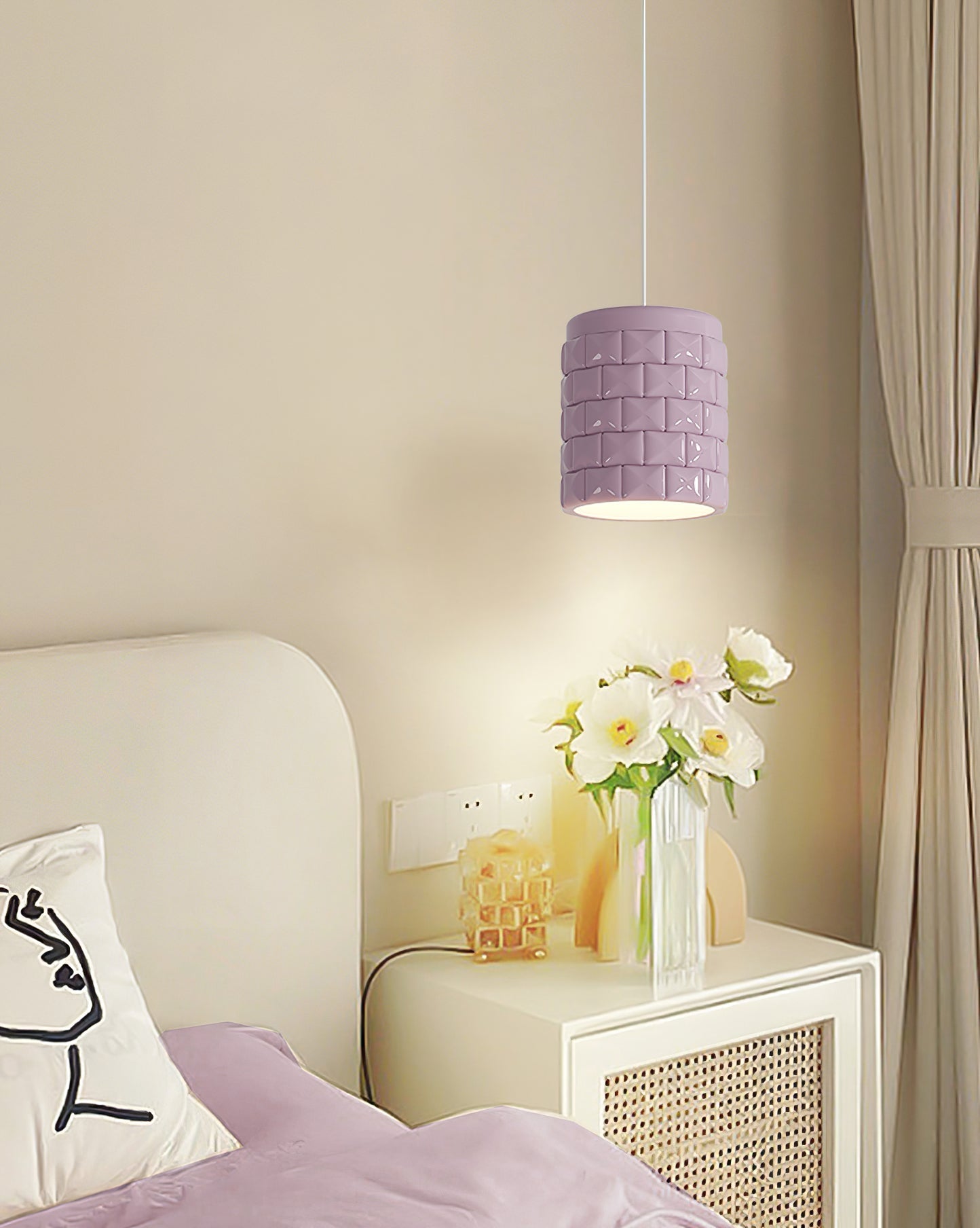Vadoror Modern Minimalist Girl Resin Pendant Lamp - Letslighting