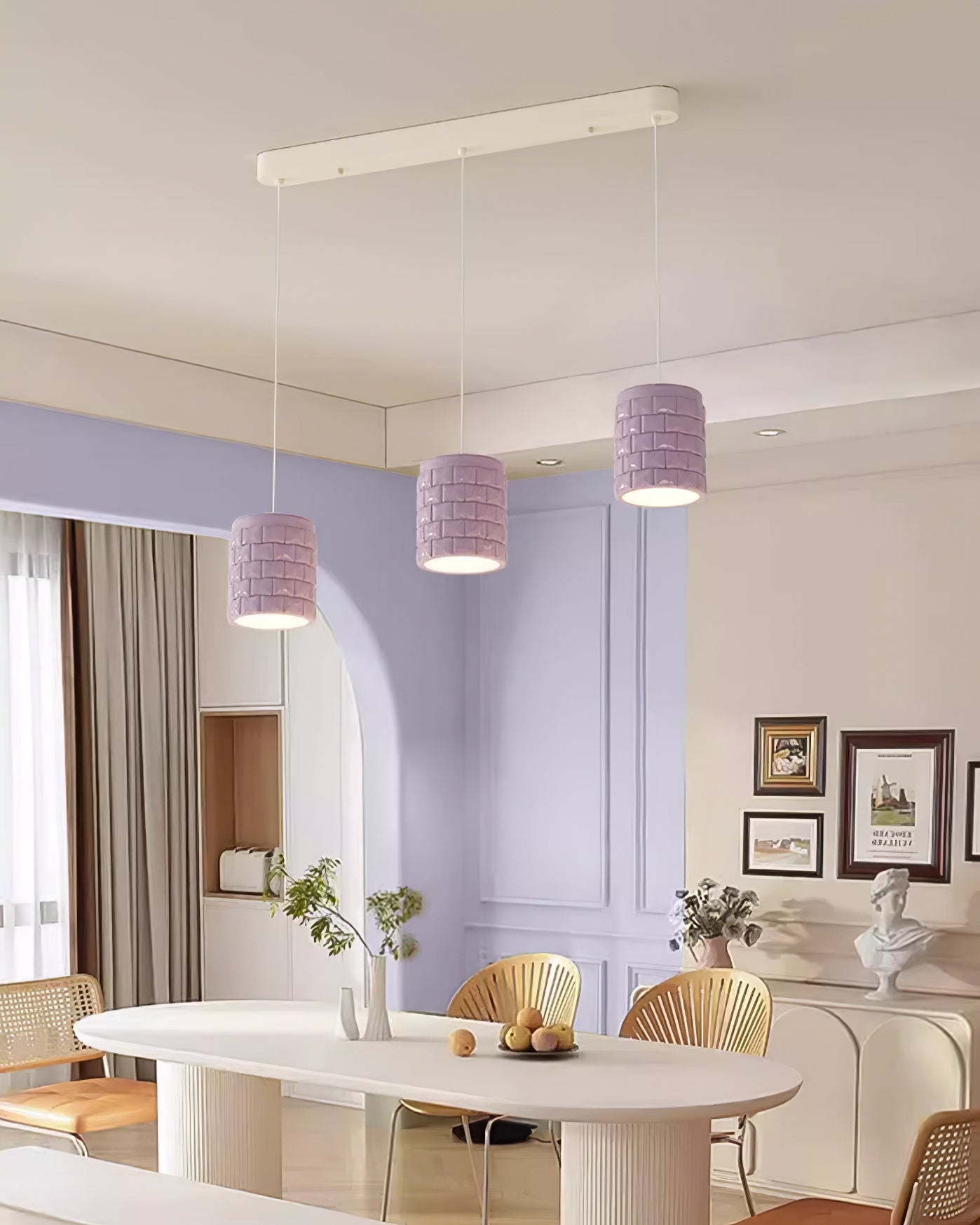 Vadoror Modern Minimalist Girl Resin Pendant Lamp - Letslighting