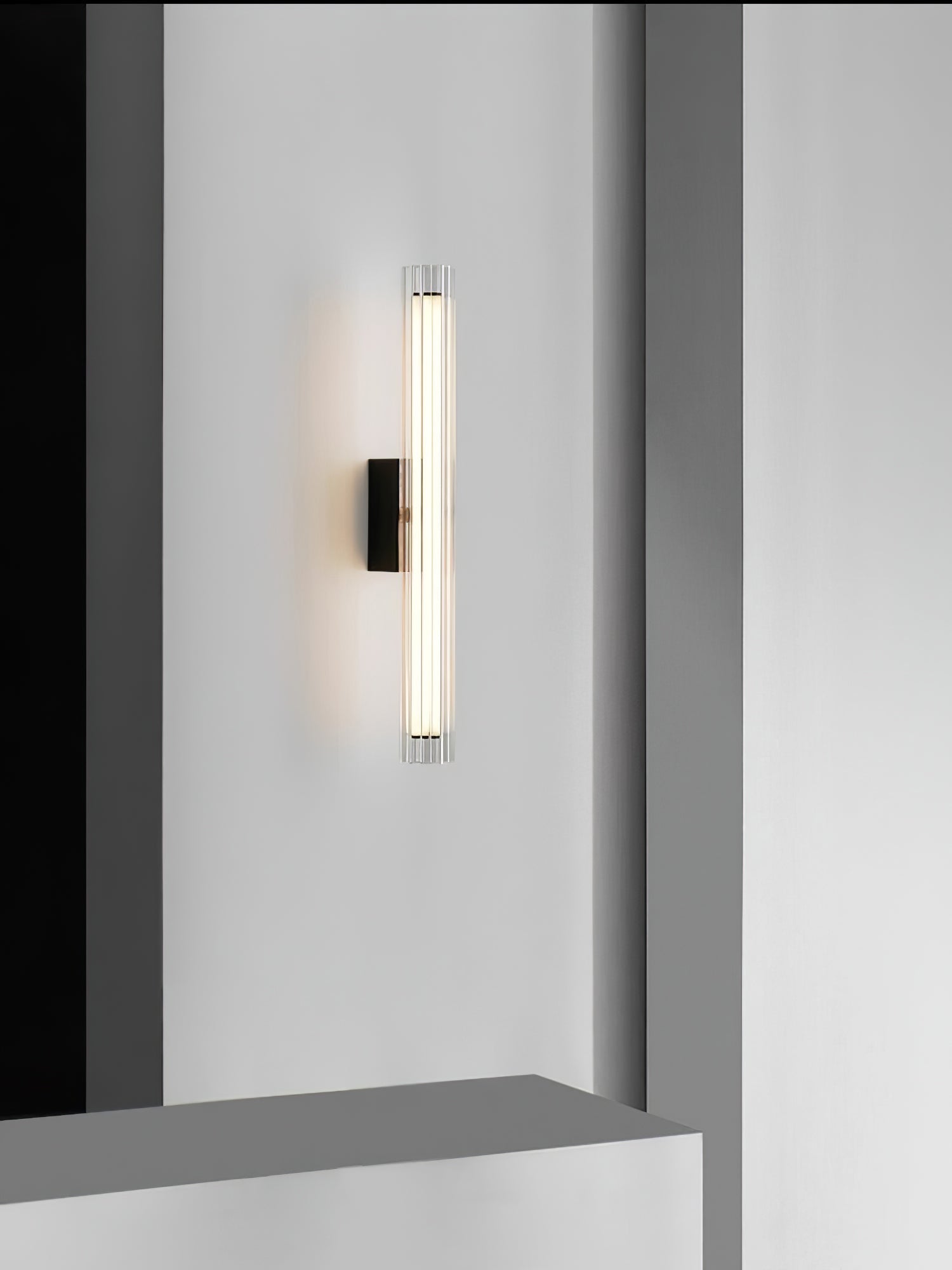 Linece Glass Contemporary Wall Lamp - Letslighting