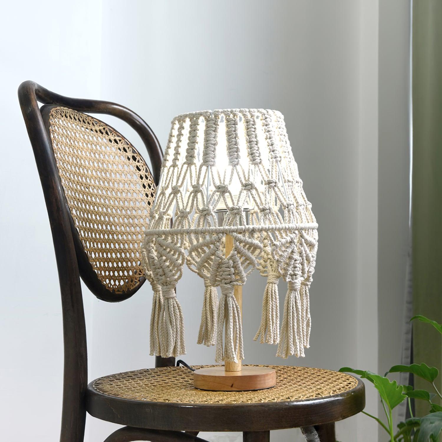 Tassara Wood Table Lamp - Letslighting