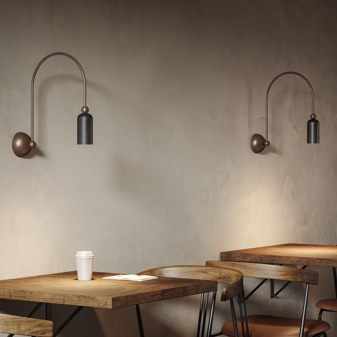 Madame Modern Metal Wall Light