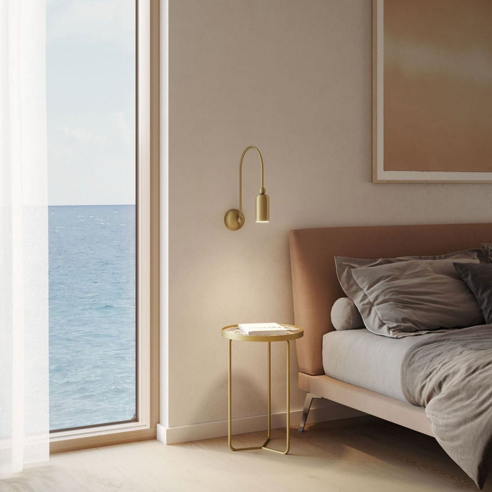 Madame Modern Metal Wall Light
