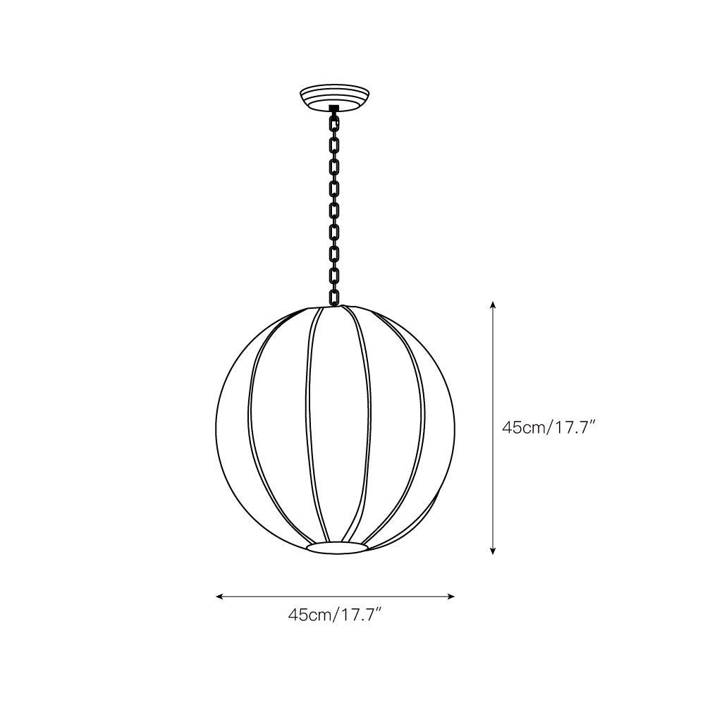 Casolila Premium Elegance Fabric Pendant Lamp - Letslighting