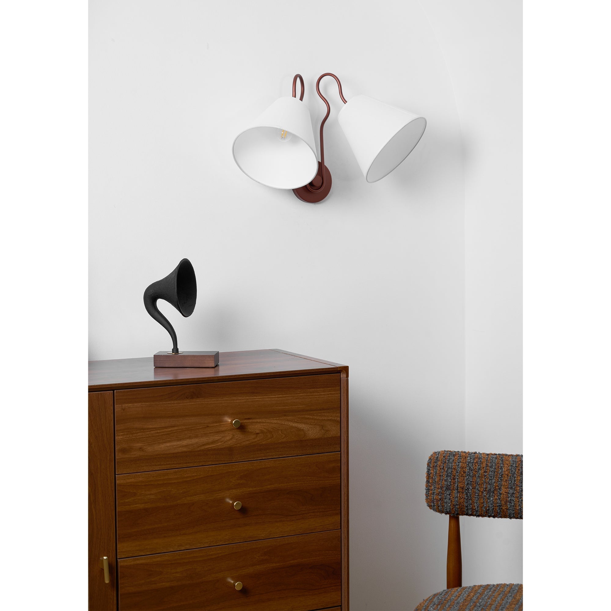 Elthayra Vintage Industrial Fabric Wall Lamp - Letslighting