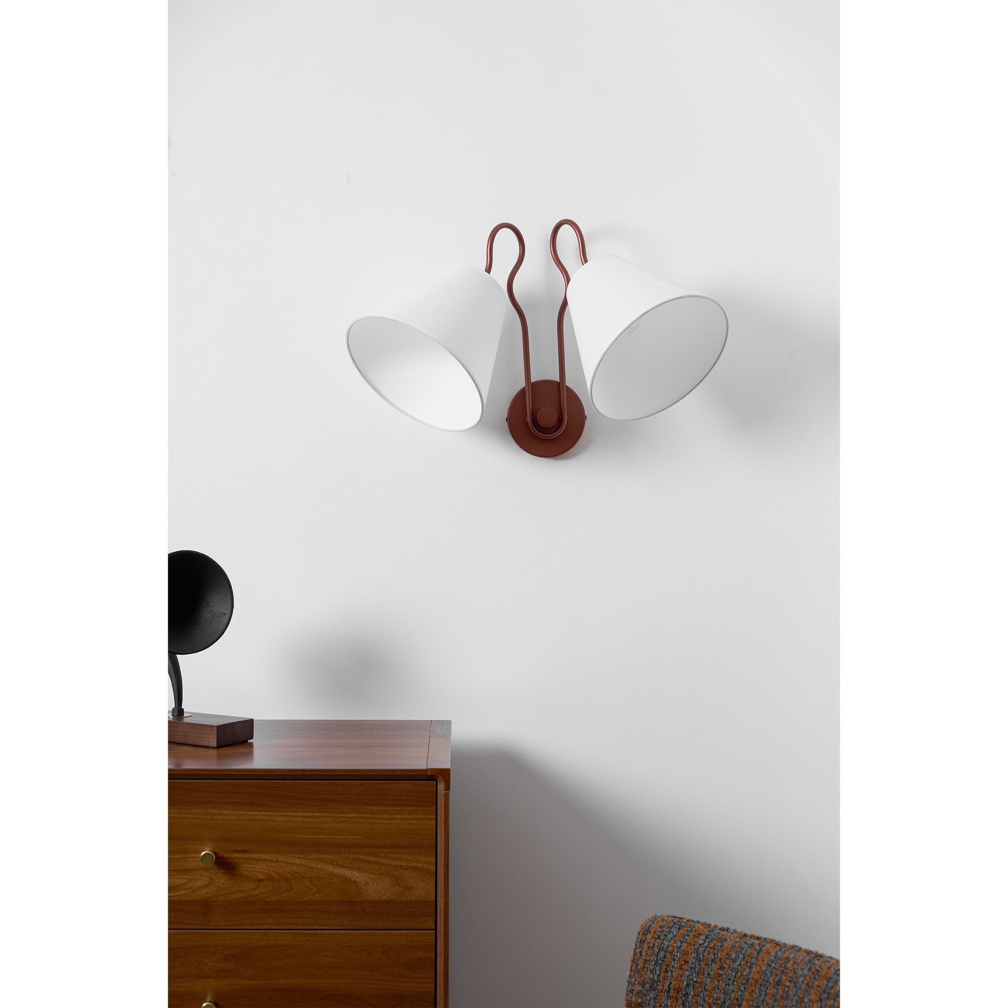 Elthayra Vintage Industrial Fabric Wall Lamp - Letslighting