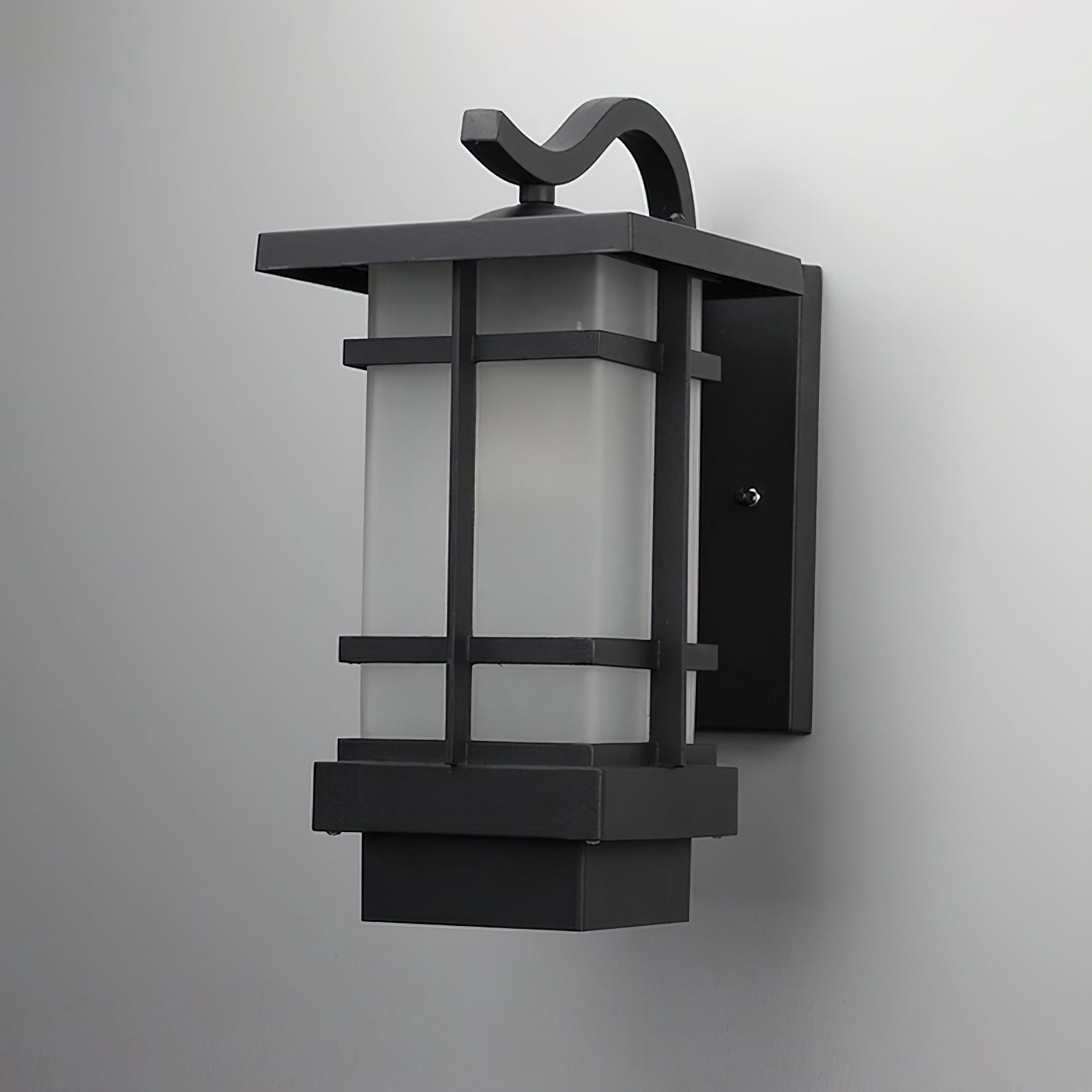 Madison Unique Glass Lantern Outdoor Wall Lamp - Letslighting