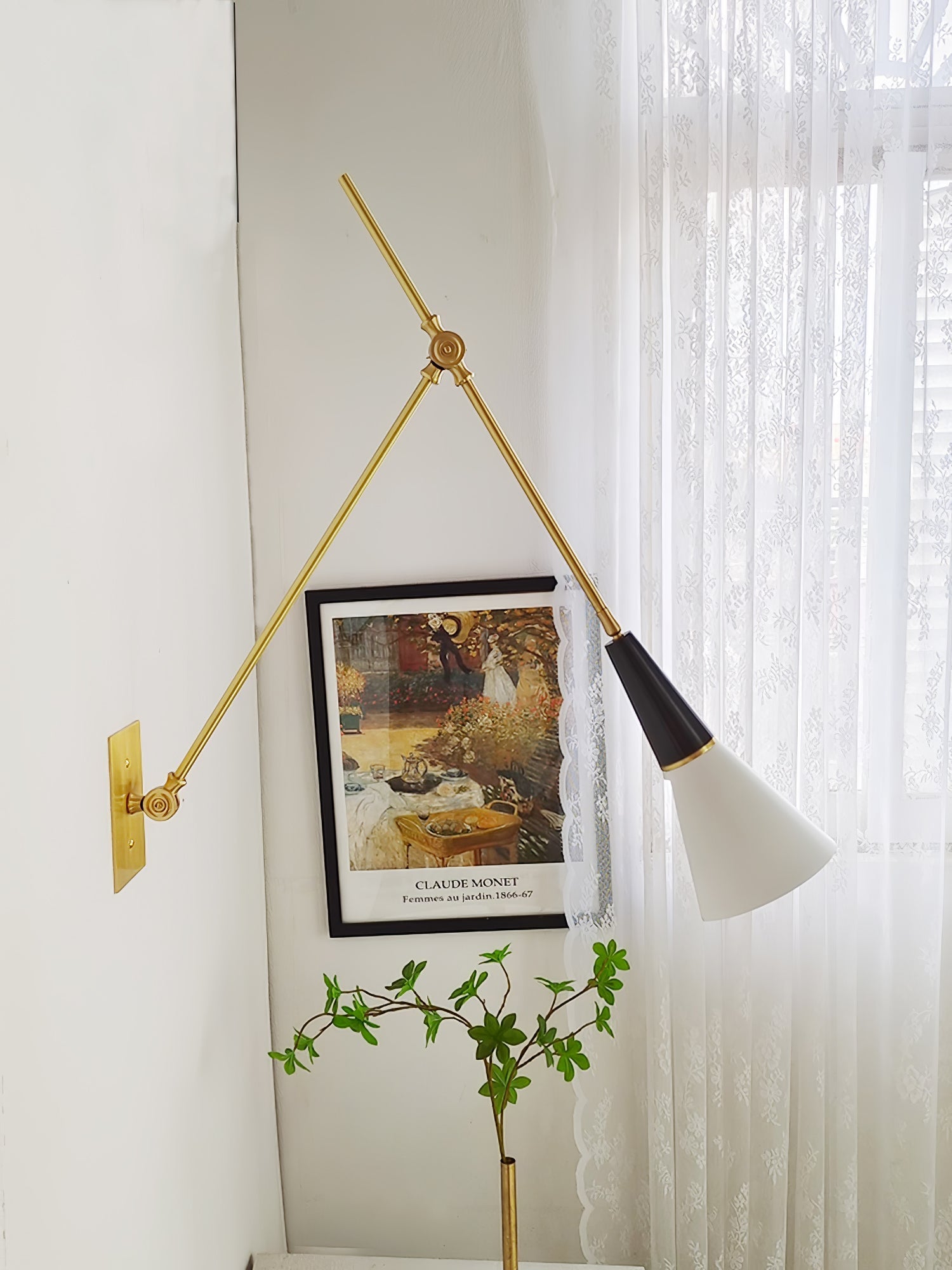 Lindsay Vintage Industrial Glass Wall Lamp - Letslighting