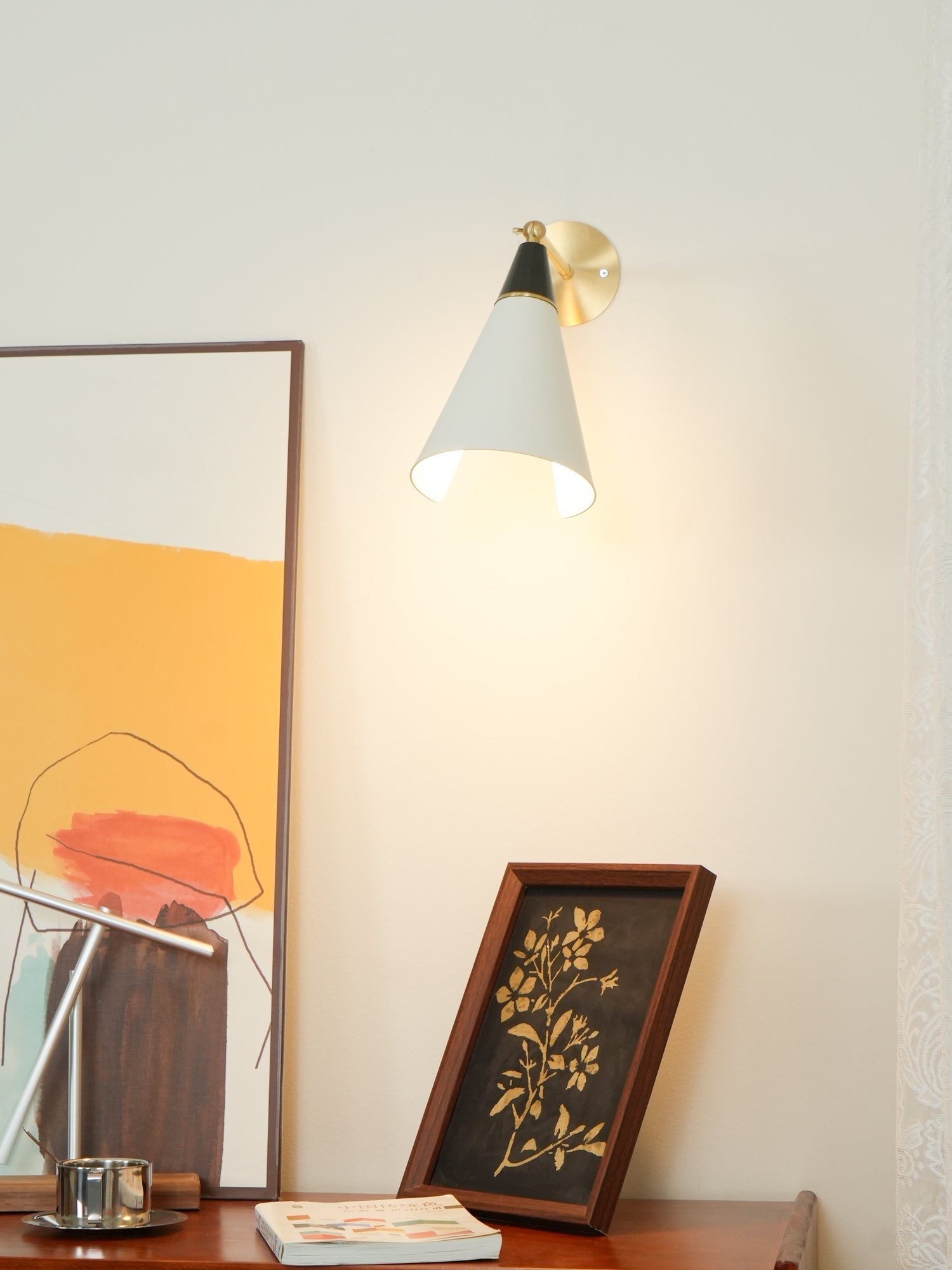 Sorrowful Modern Minimalist Brass Wall Lamp - Letslighting