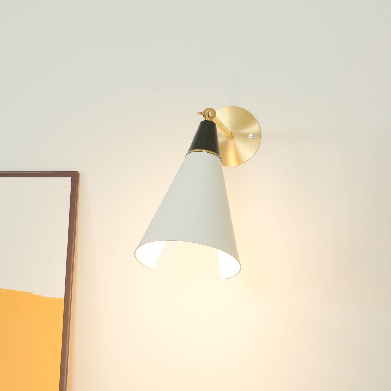 Sorrowful Modern Minimalist Brass Wall Lamp - Letslighting