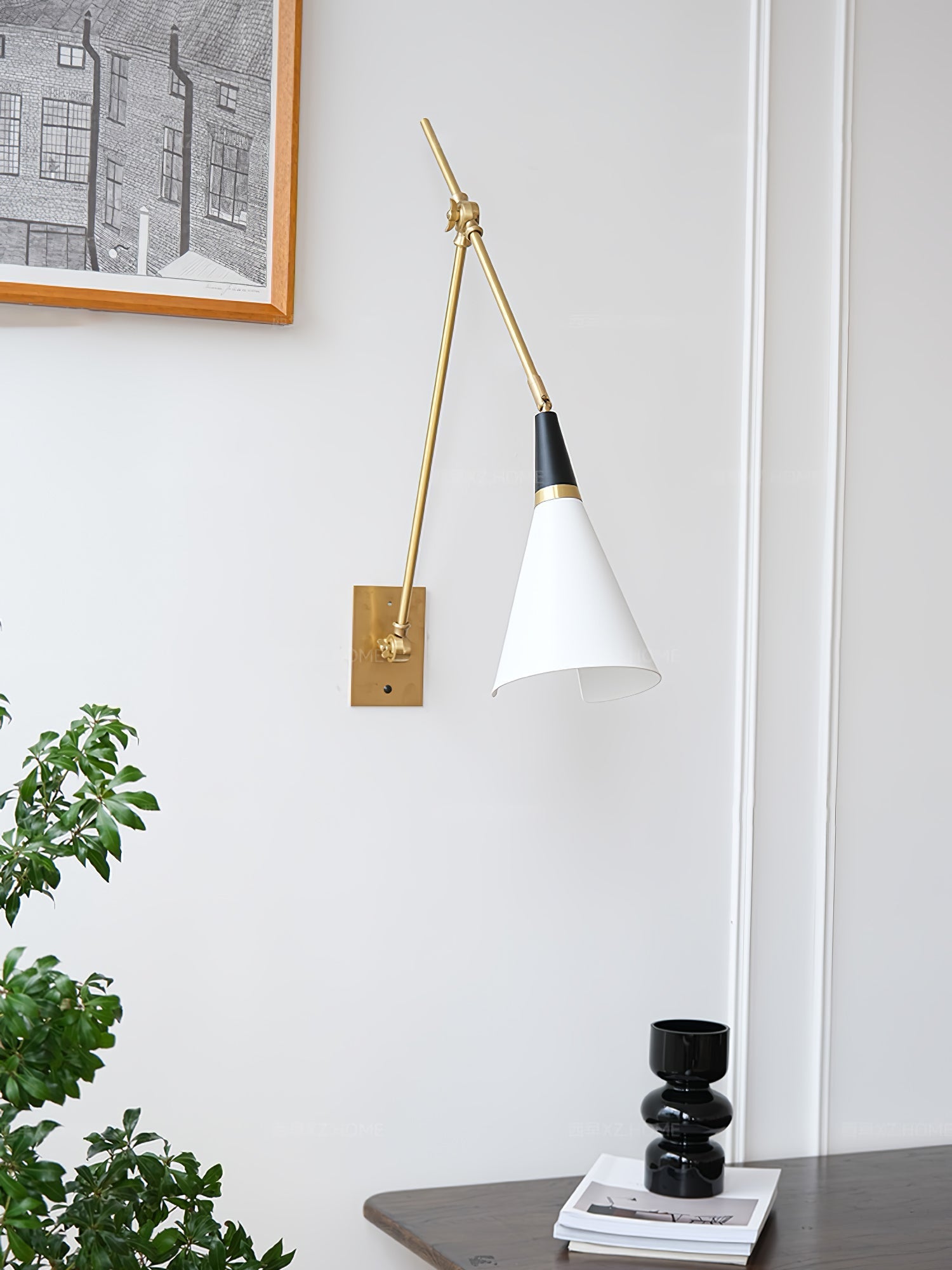 Lindsay Vintage Industrial Glass Wall Lamp - Letslighting
