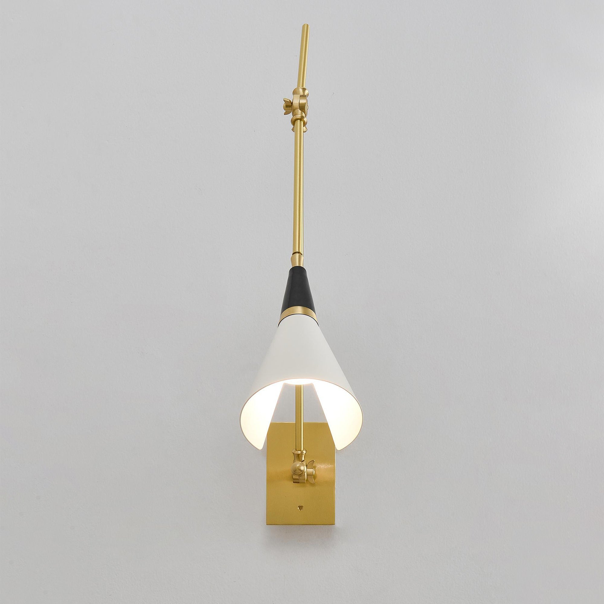 Ersila Modern Minimalist Brass Wall Lamp - Letslighting