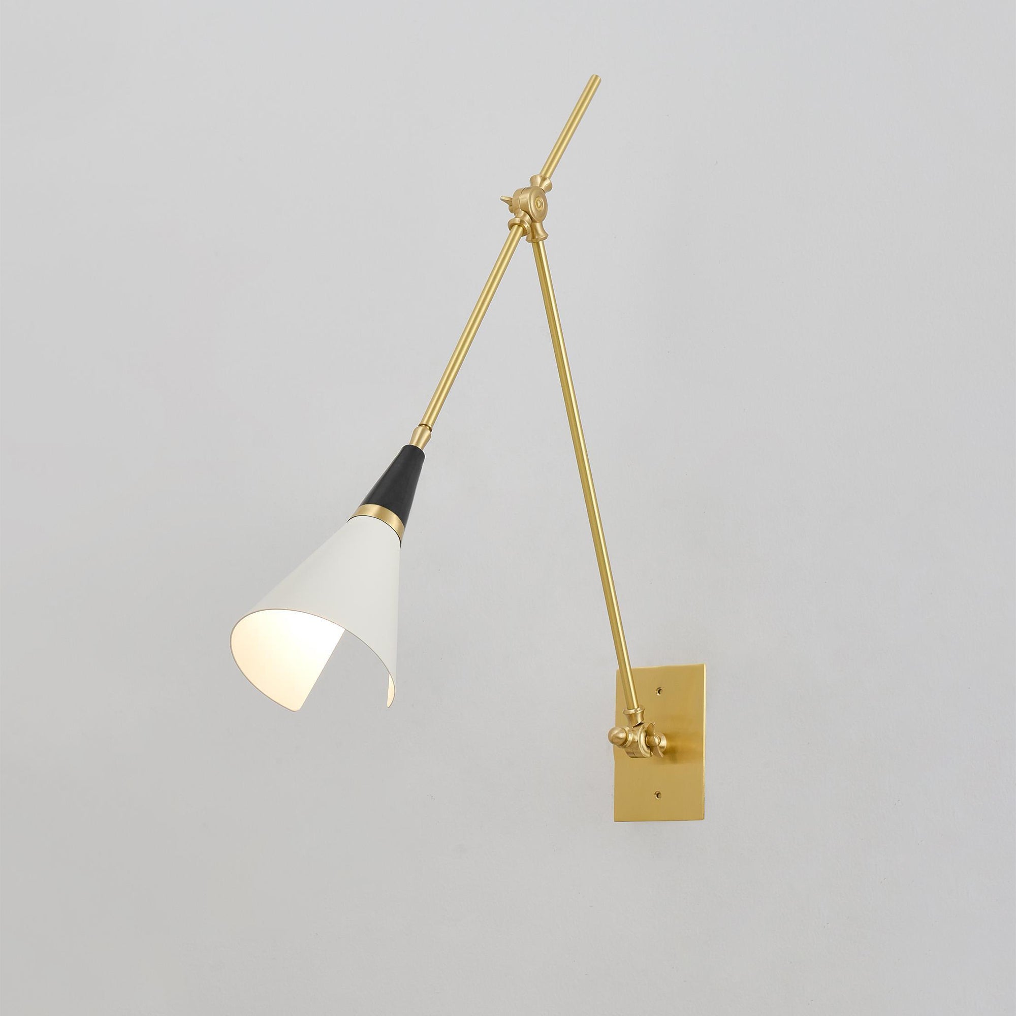 Ersila Modern Minimalist Brass Wall Lamp - Letslighting