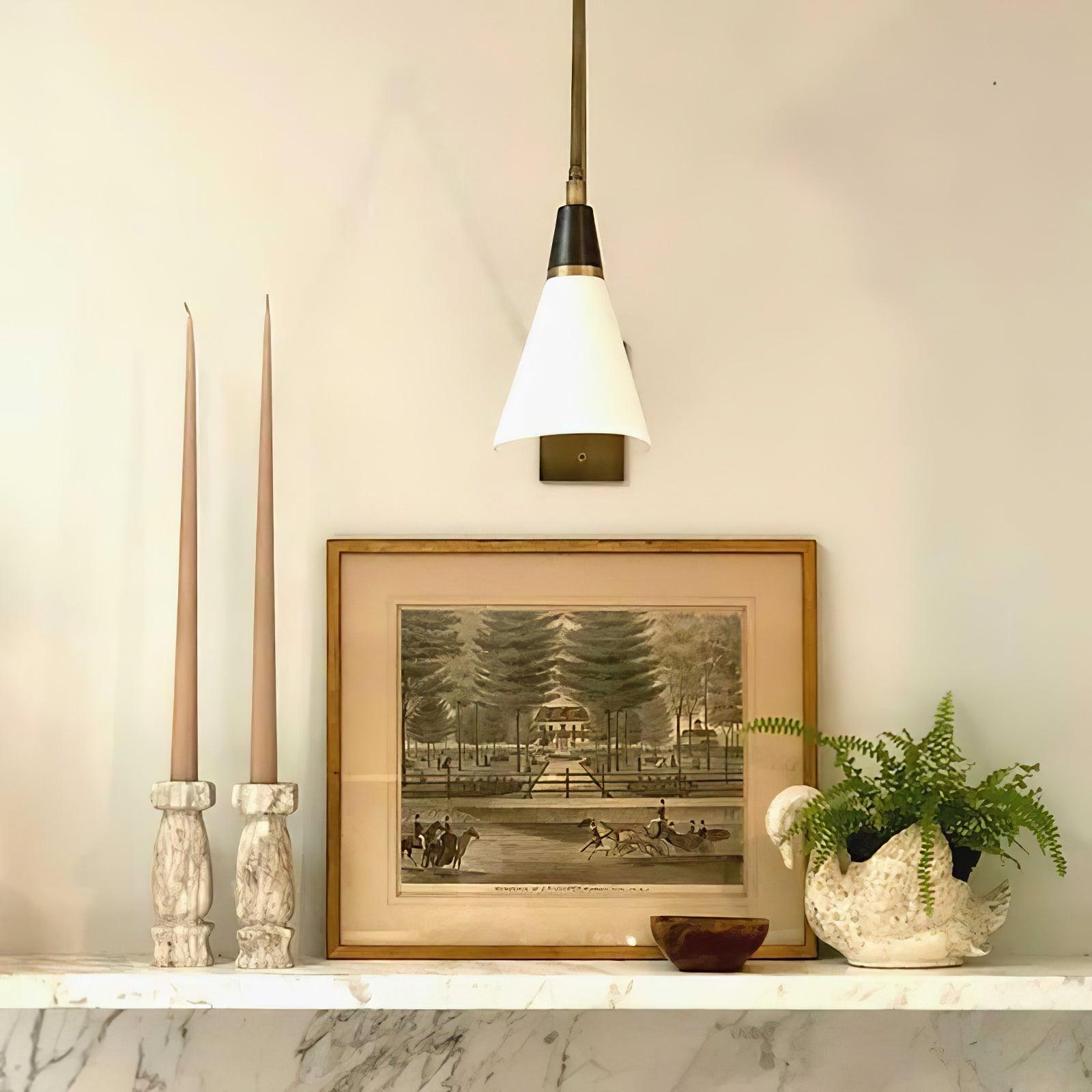 Ersila Modern Minimalist Brass Wall Lamp - Letslighting