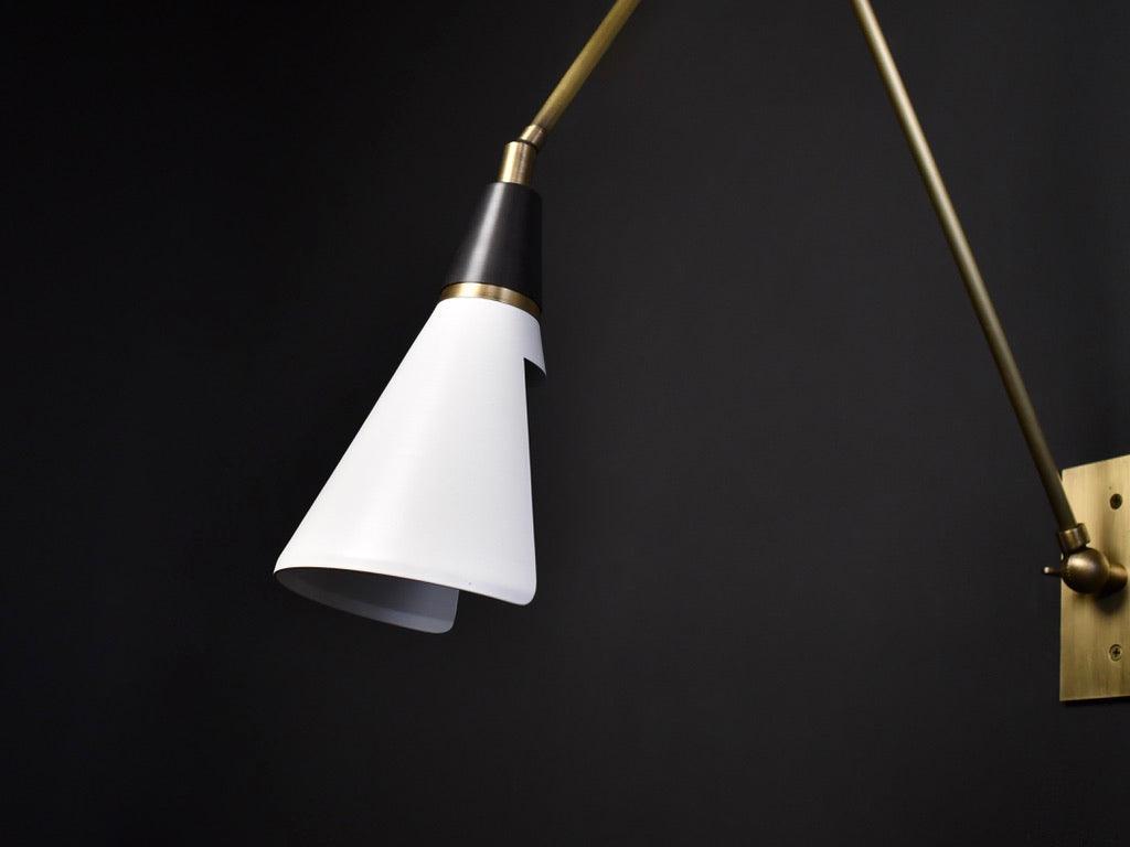Lindsay Vintage Industrial Glass Wall Lamp - Letslighting
