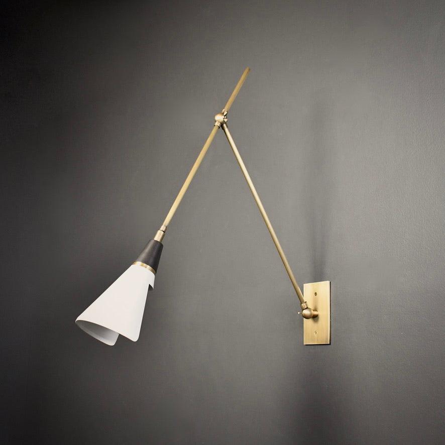 Lindsay Vintage Industrial Glass Wall Lamp - Letslighting