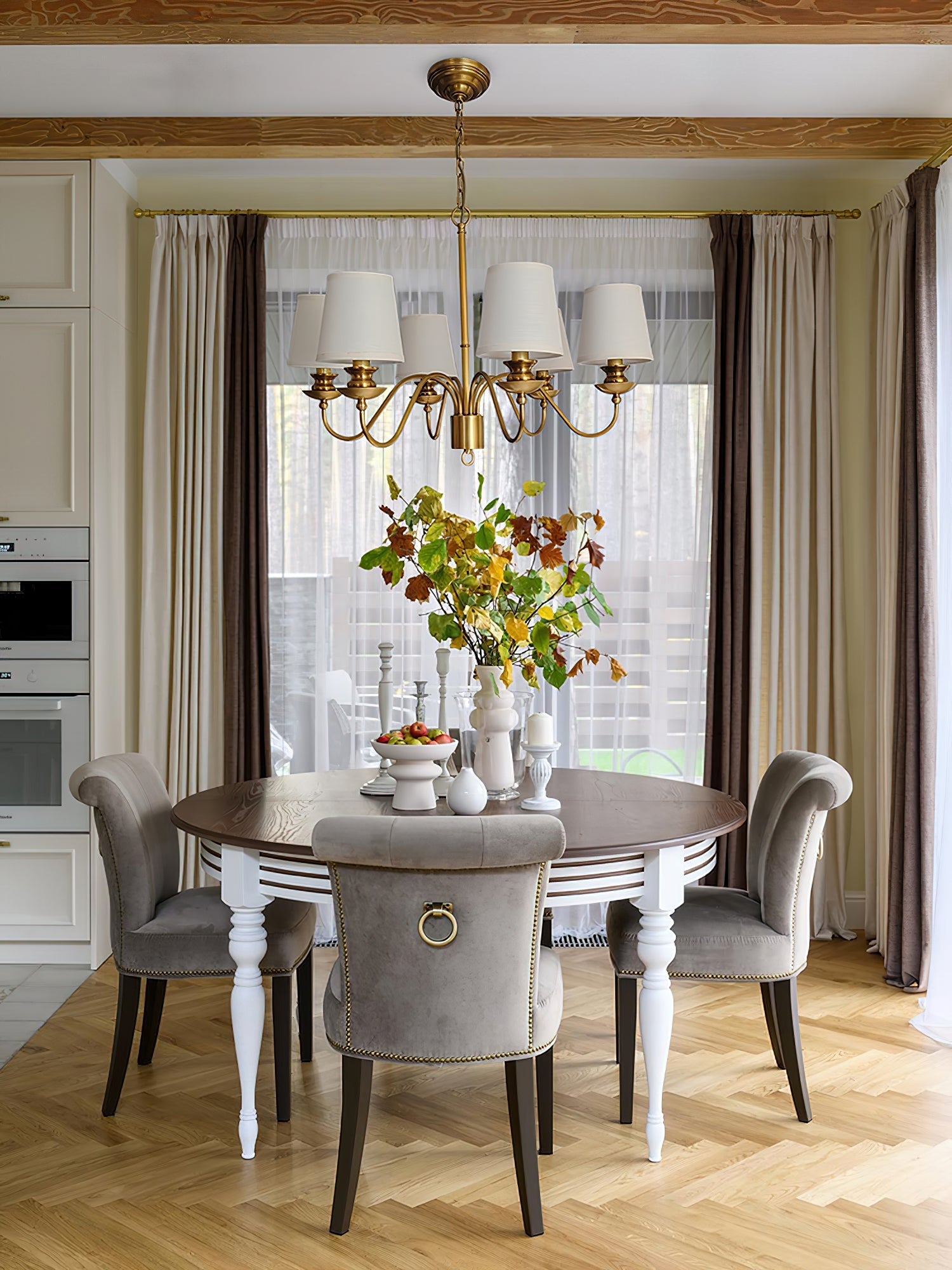 Imiryra Postmodern Luxury Brass Fabric Chandelier - Letslighting