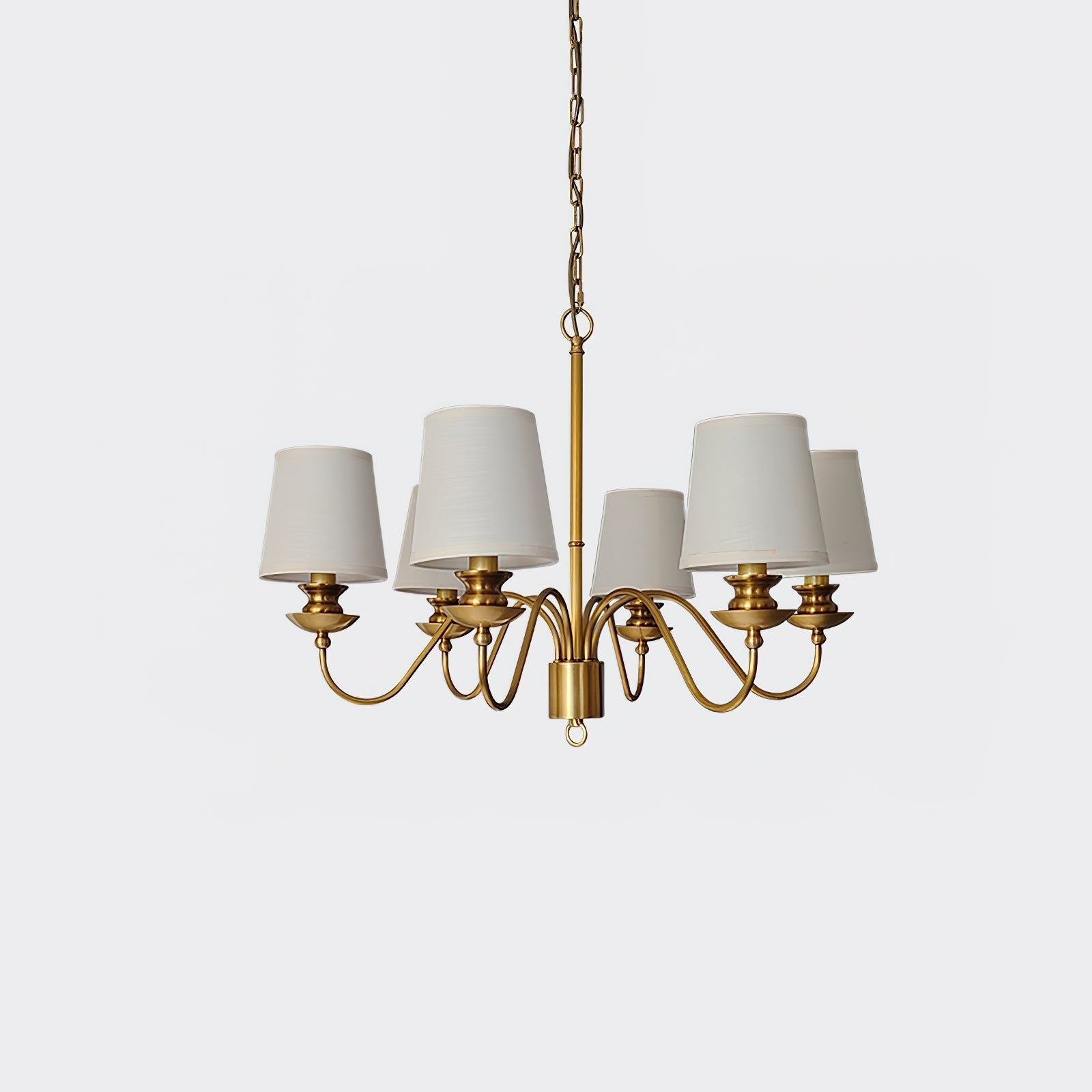 Imiryra Postmodern Luxury Brass Fabric Chandelier - Letslighting