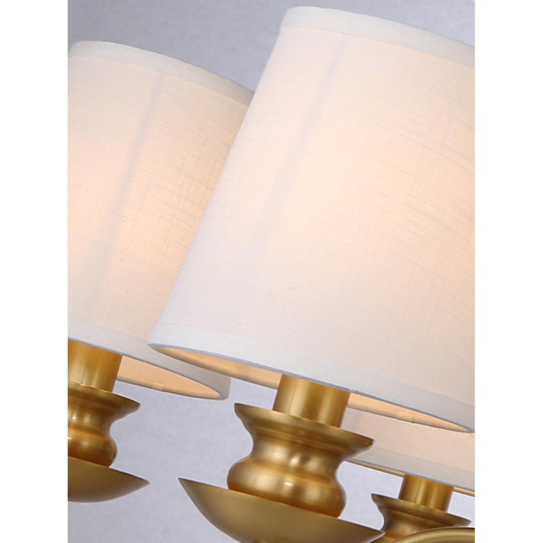 Imiryra Postmodern Luxury Brass Fabric Chandelier - Letslighting