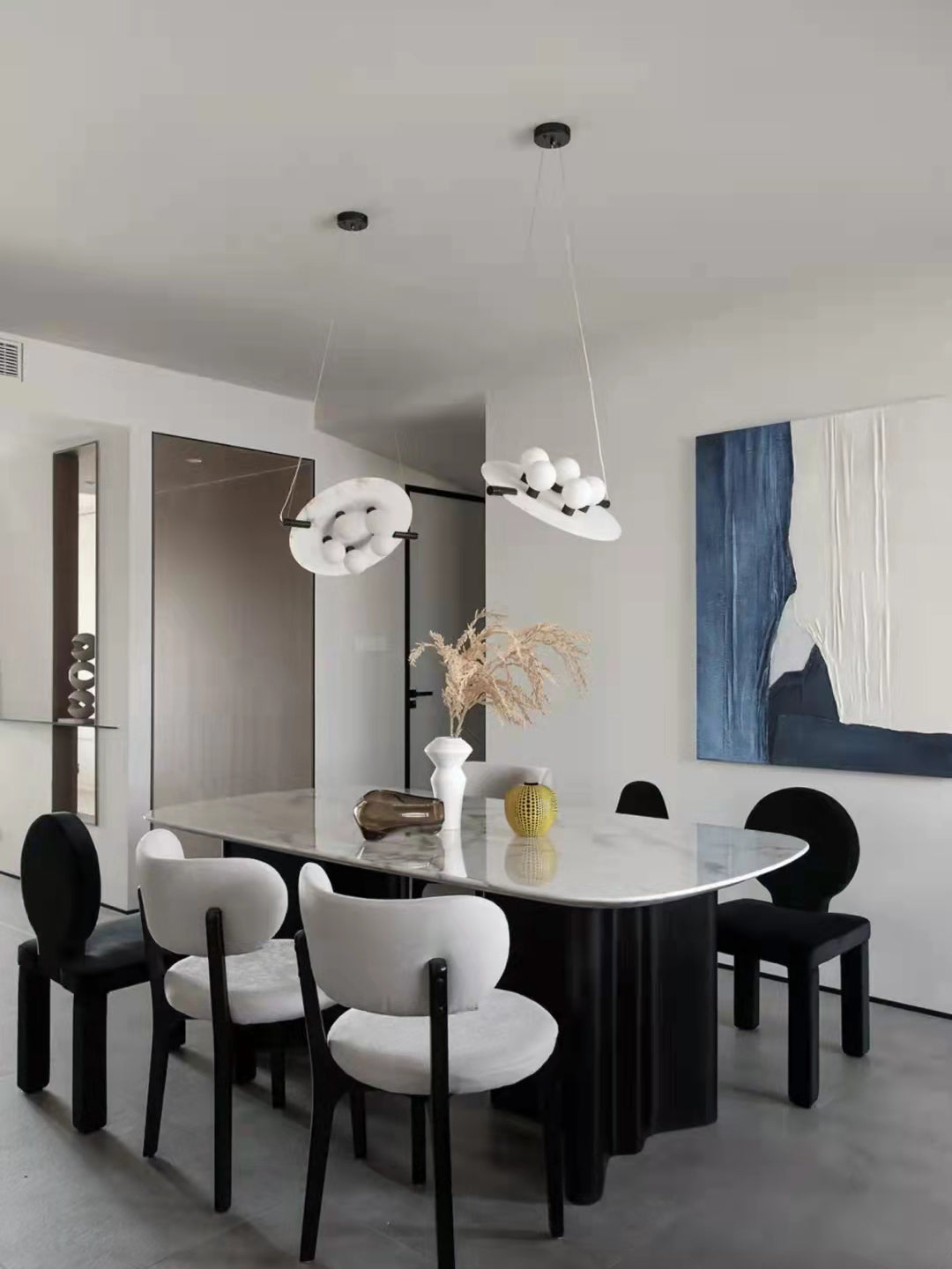Vasila Postmodern Luxury Alabaster Pendant Lamp - Letslighting