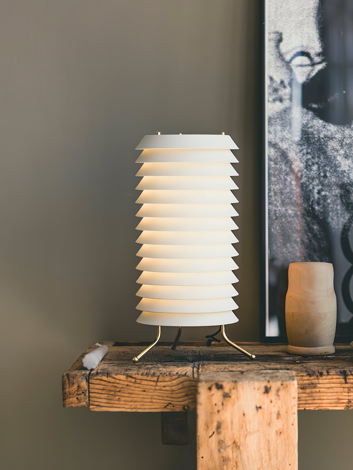 Kora Lattice Scandinavian Table Lamp - Letslighting