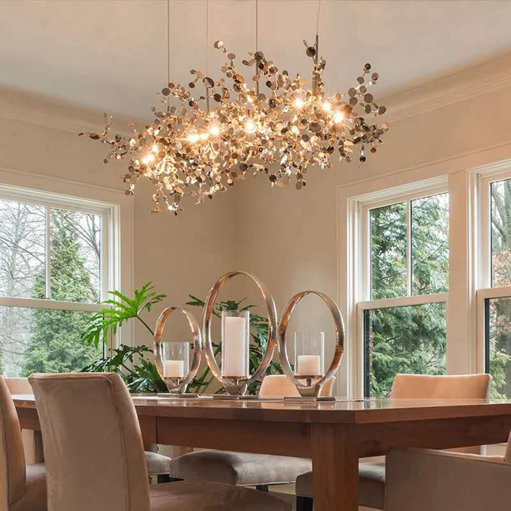 Olivia Artsy Classy Cluster Fireworks Pendant Light Metal