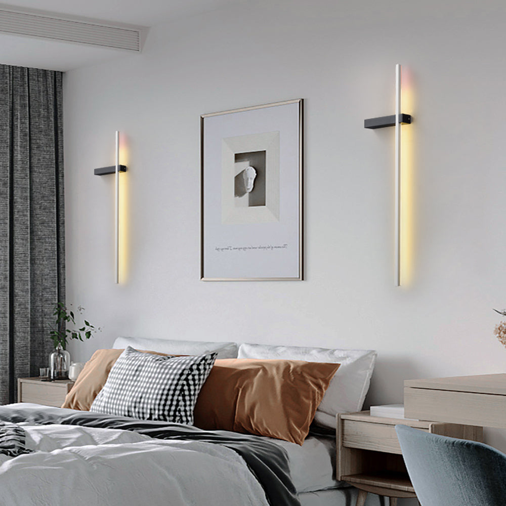 Arisha Minimalist Linear Multi-Color Indoor Wall Lamp Metal Bedroom Lving Room