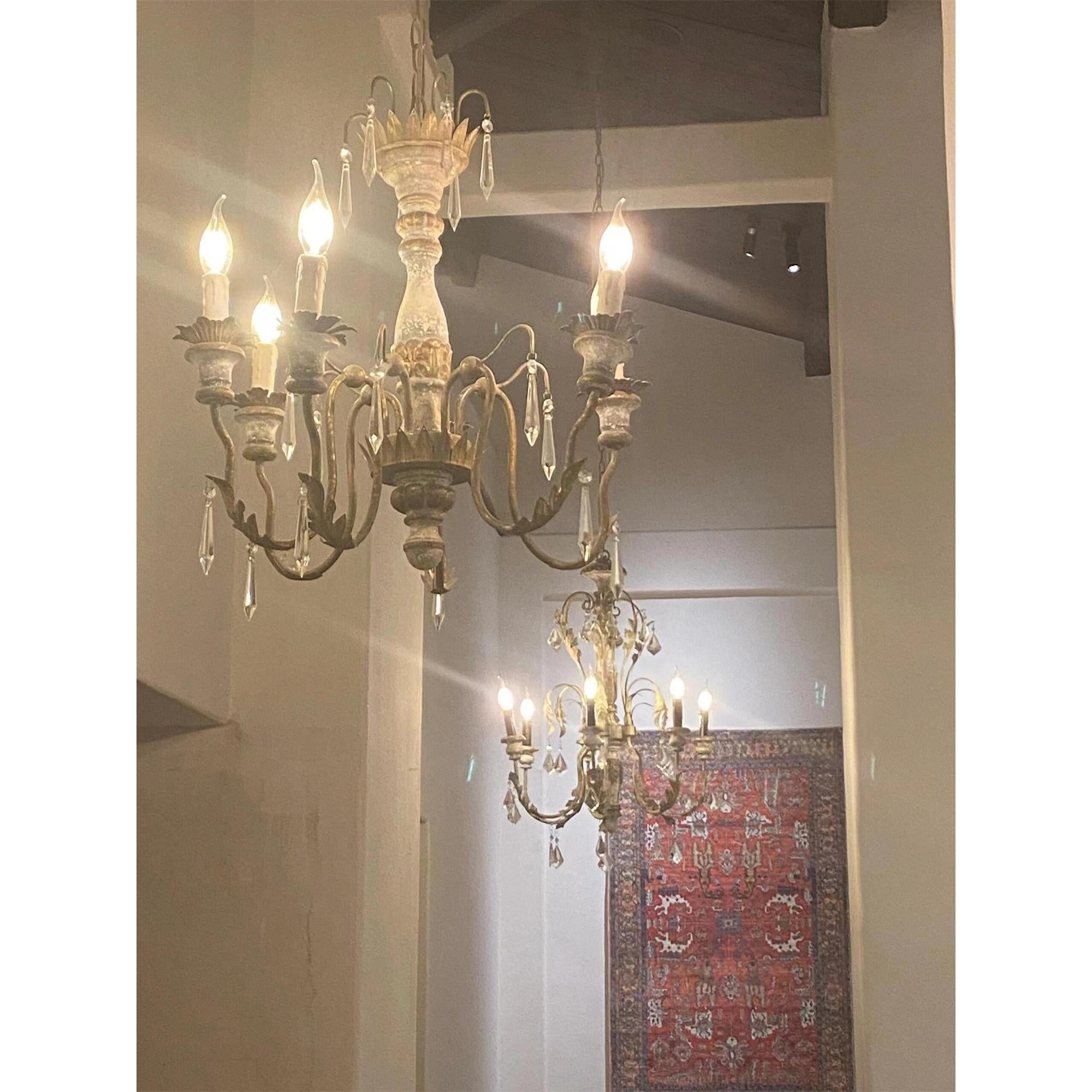 Elmarisra Vintage Luxury Solid Wood Carved Chandelier - Letslighting