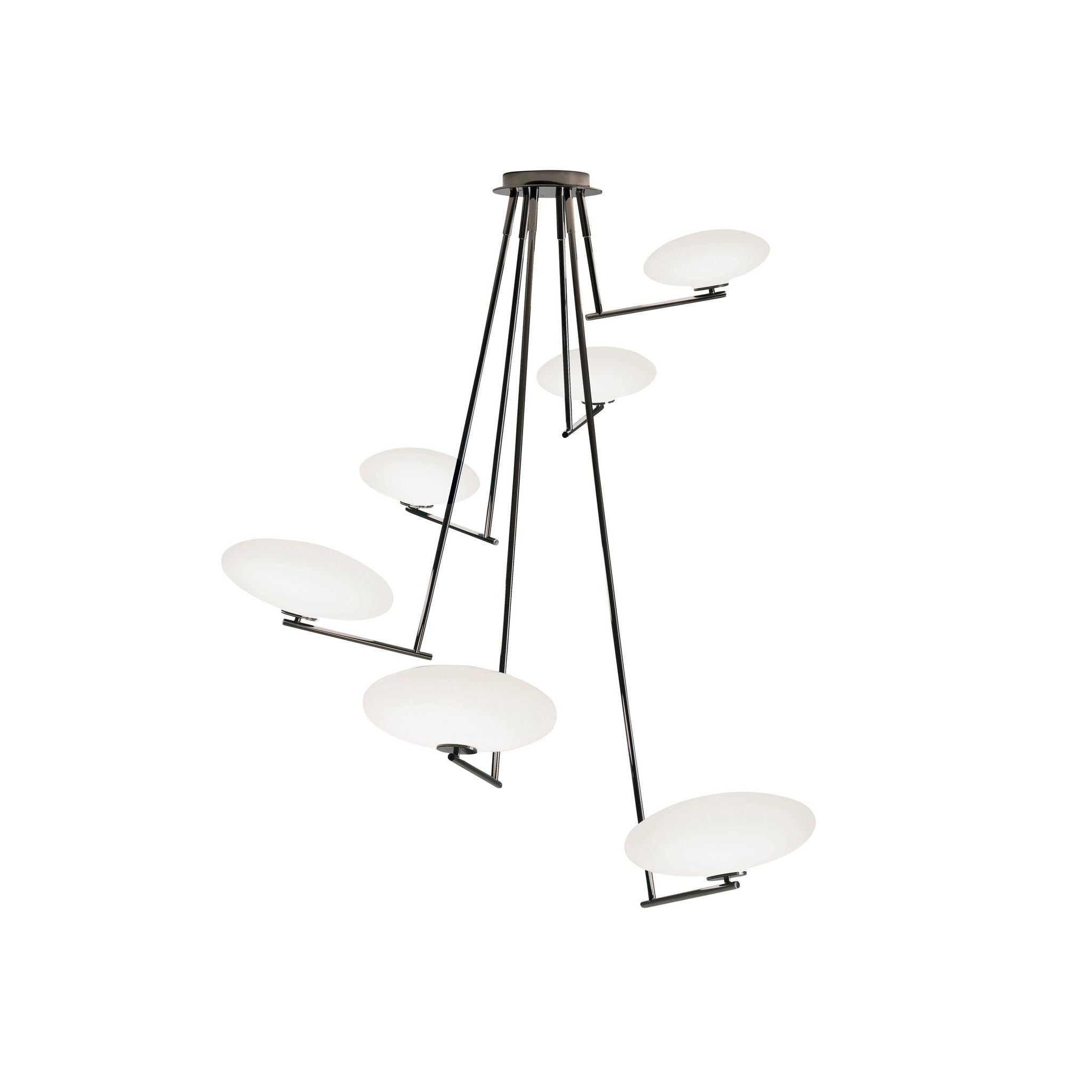 Umirarae Individual Creativity Brass Glass Ceiling Lamp - Letslighting