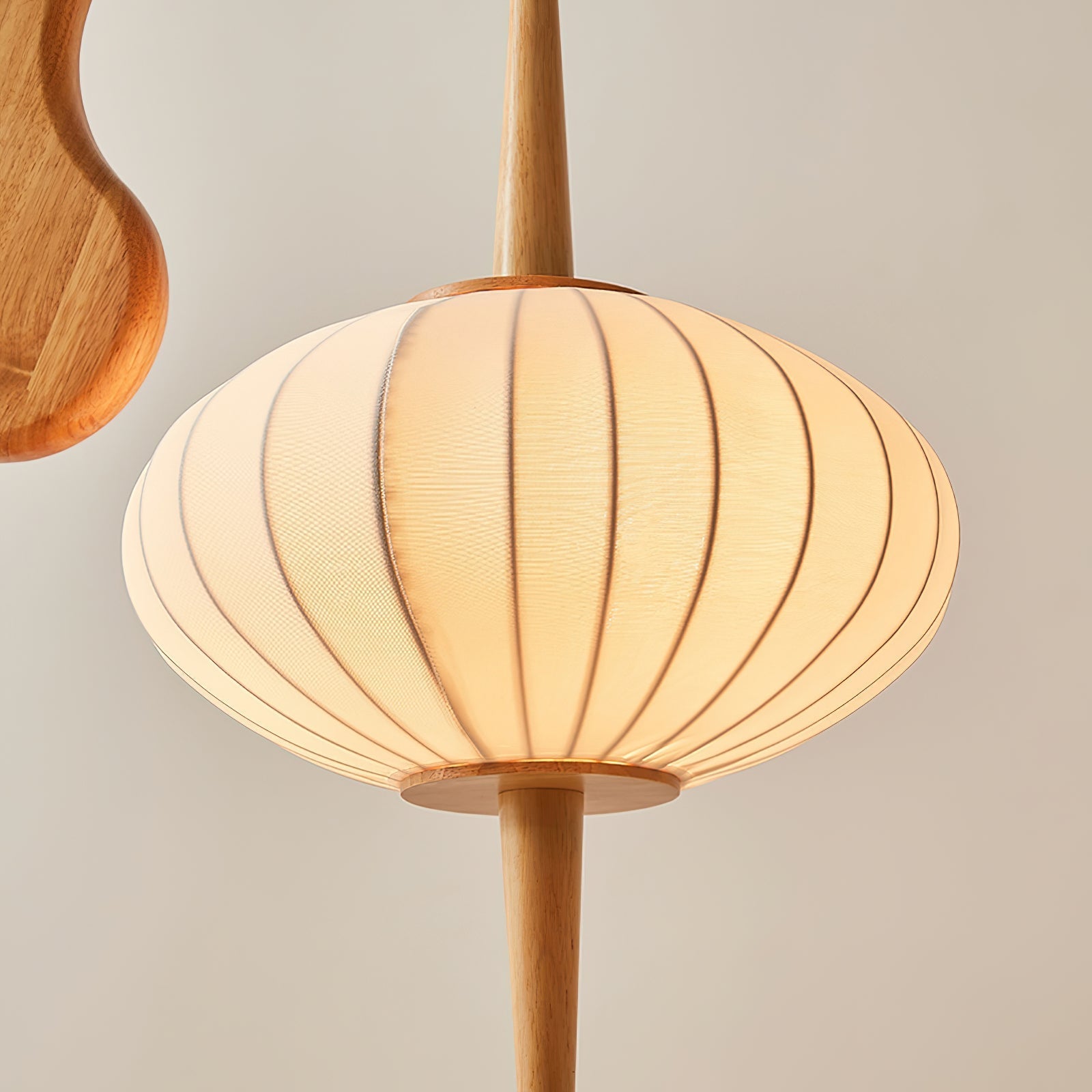 Orzoril Mid Century Wooden Floor Lamp - Letslighting