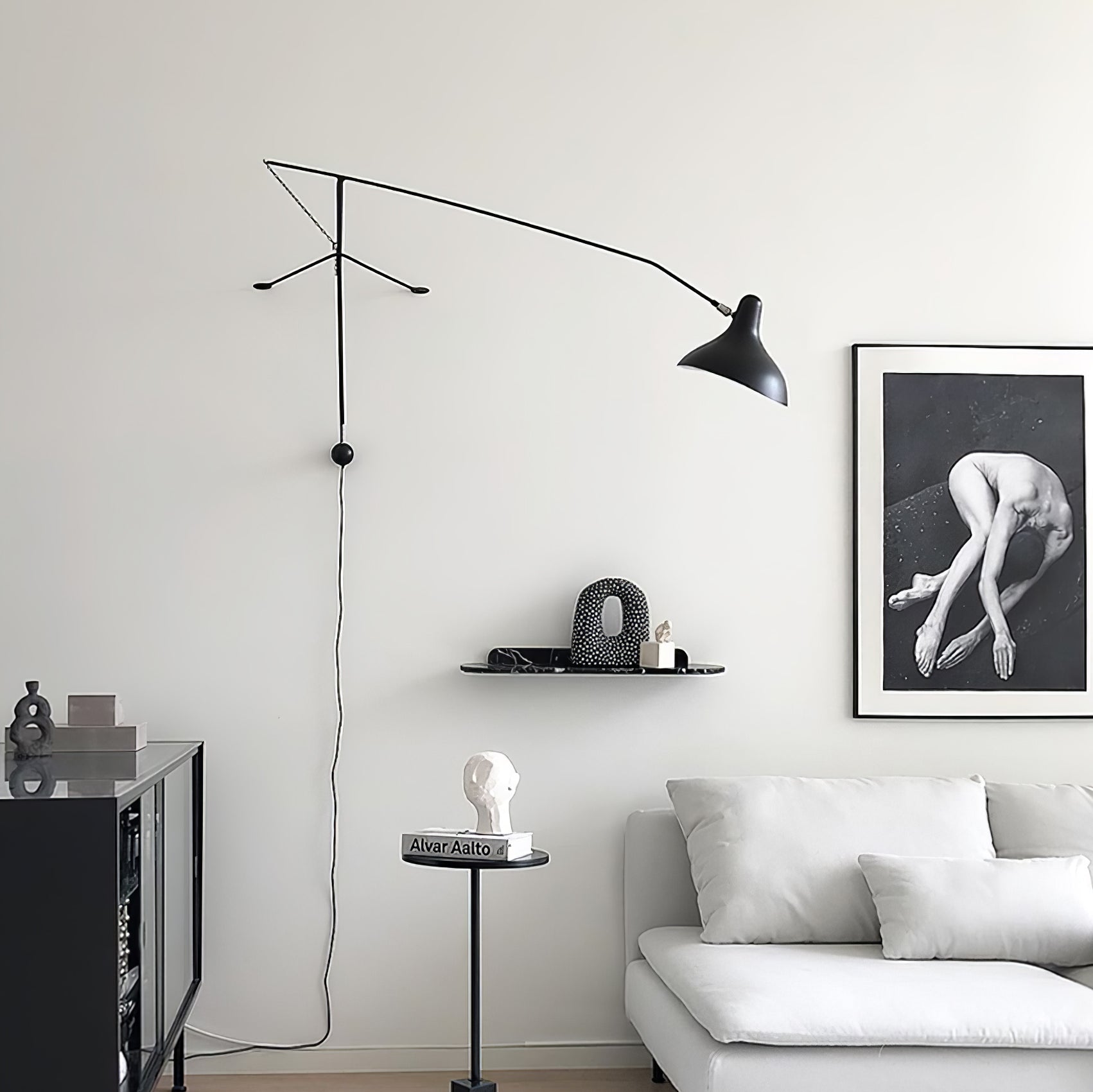 Ivsolarae Modern Minimalist Arm Wall Lamp - Letslighting