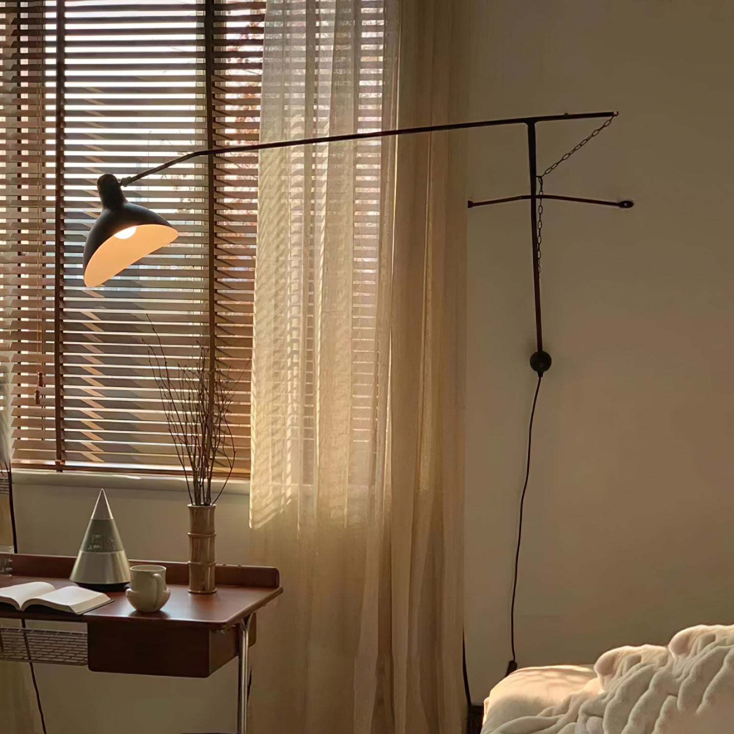 Ivsolarae Modern Minimalist Arm Wall Lamp - Letslighting