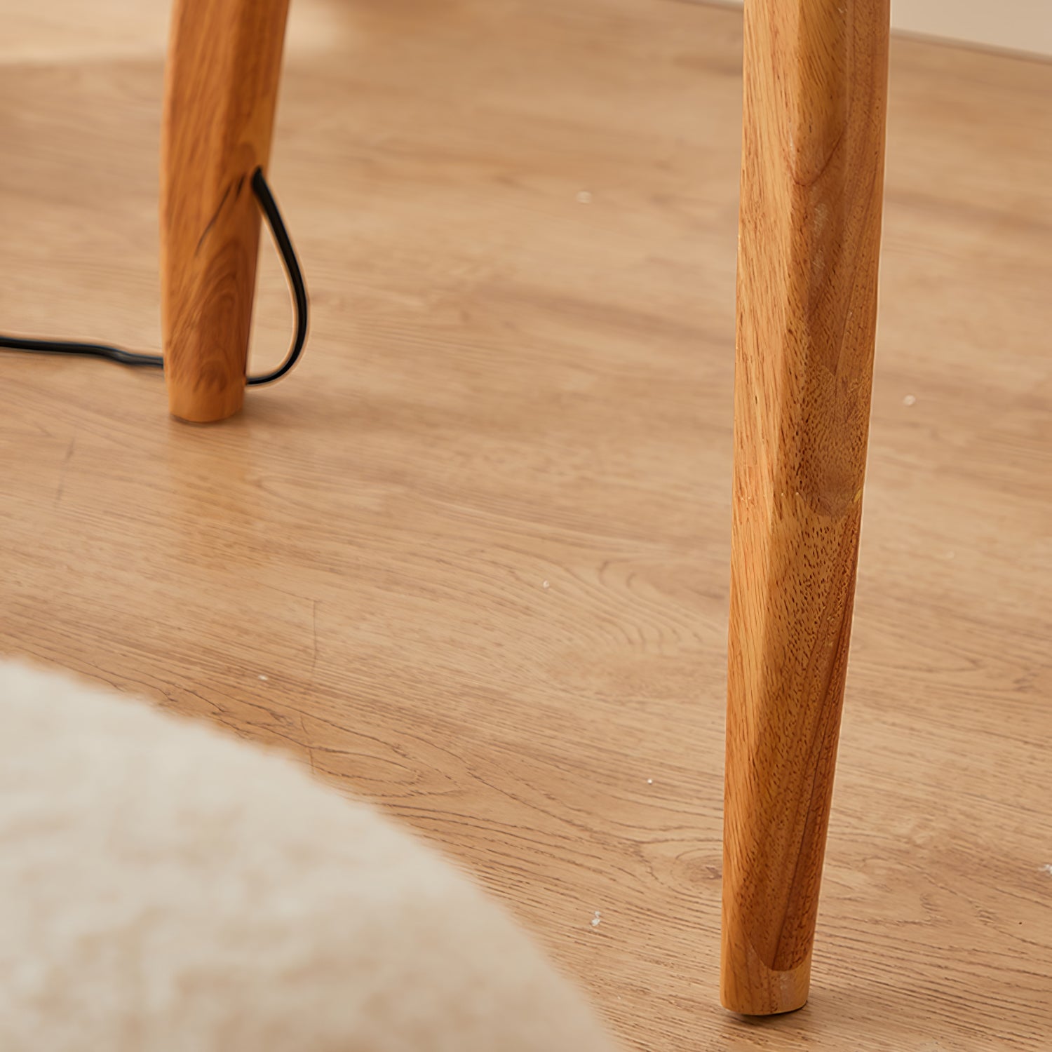 Orzoril Mid Century Wooden Floor Lamp - Letslighting