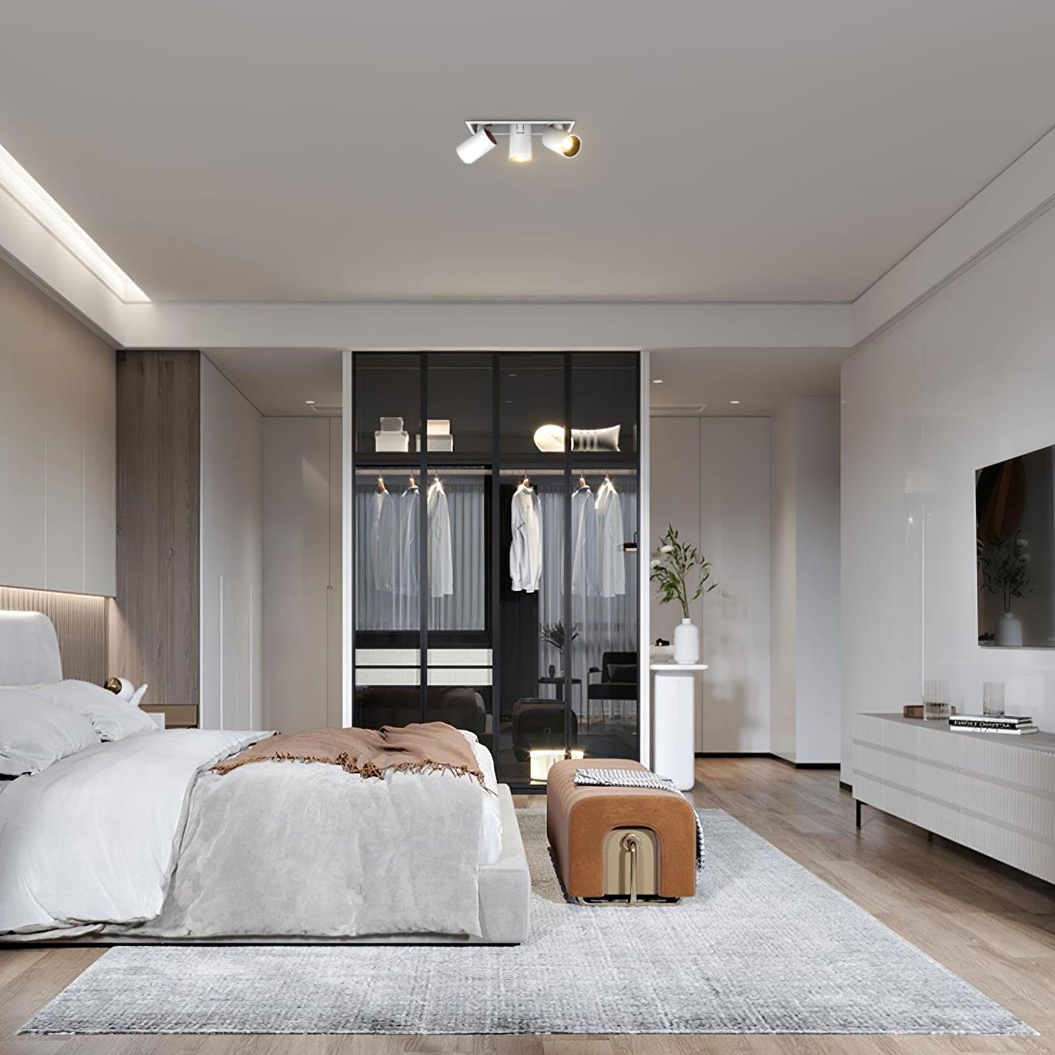 Lustra Ceiling Lamp Spotlight Black for Living Room - Letslighting