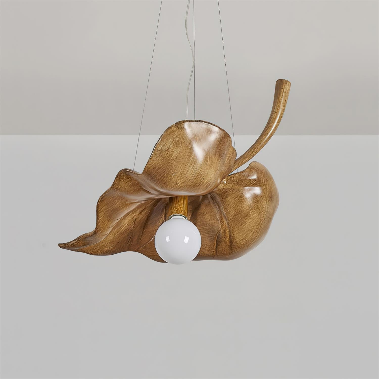 Maple Leaf Pendant Lamp Resin Organic Elegance - Letslighting